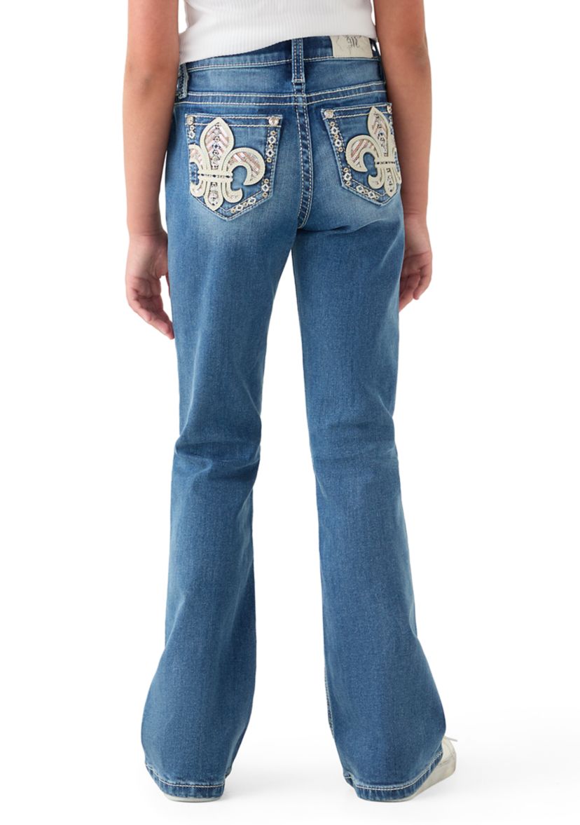 Girls 7-16 Fleur Pocket Jeans 