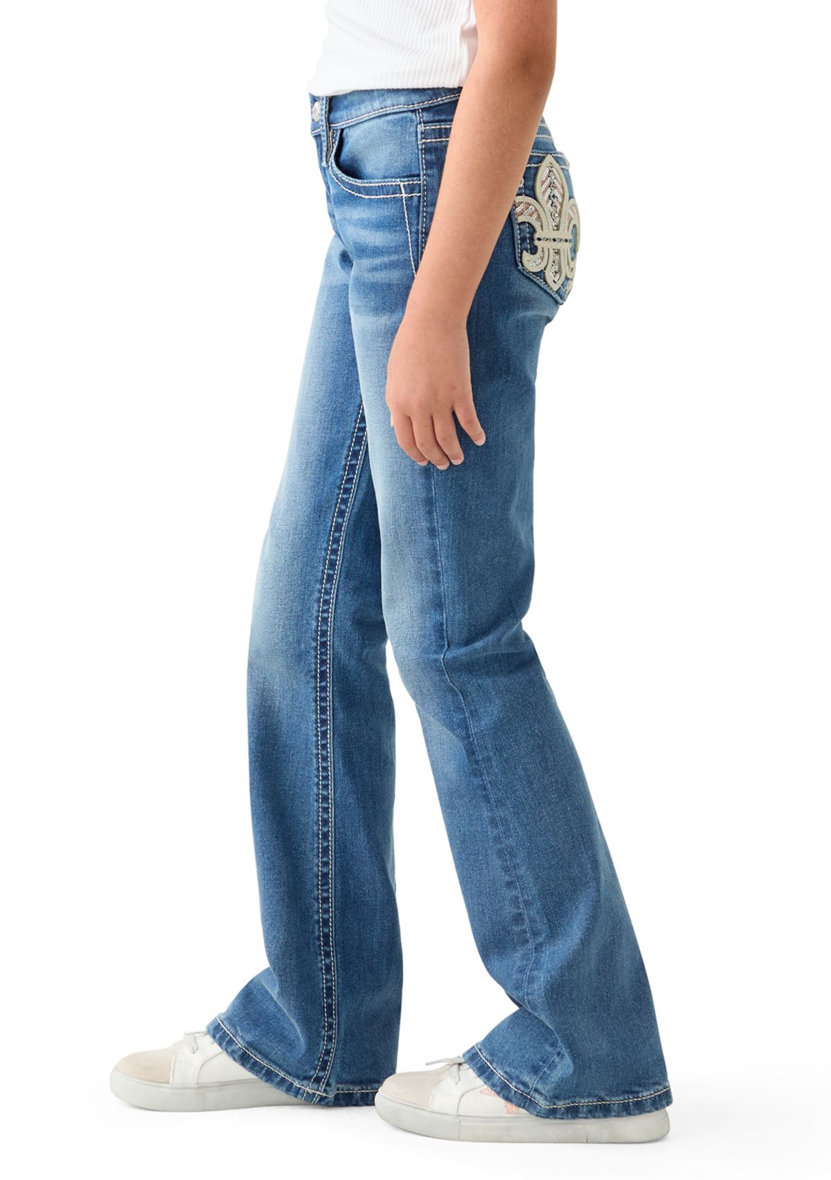 Girls 7-16 Fleur Pocket Jeans 