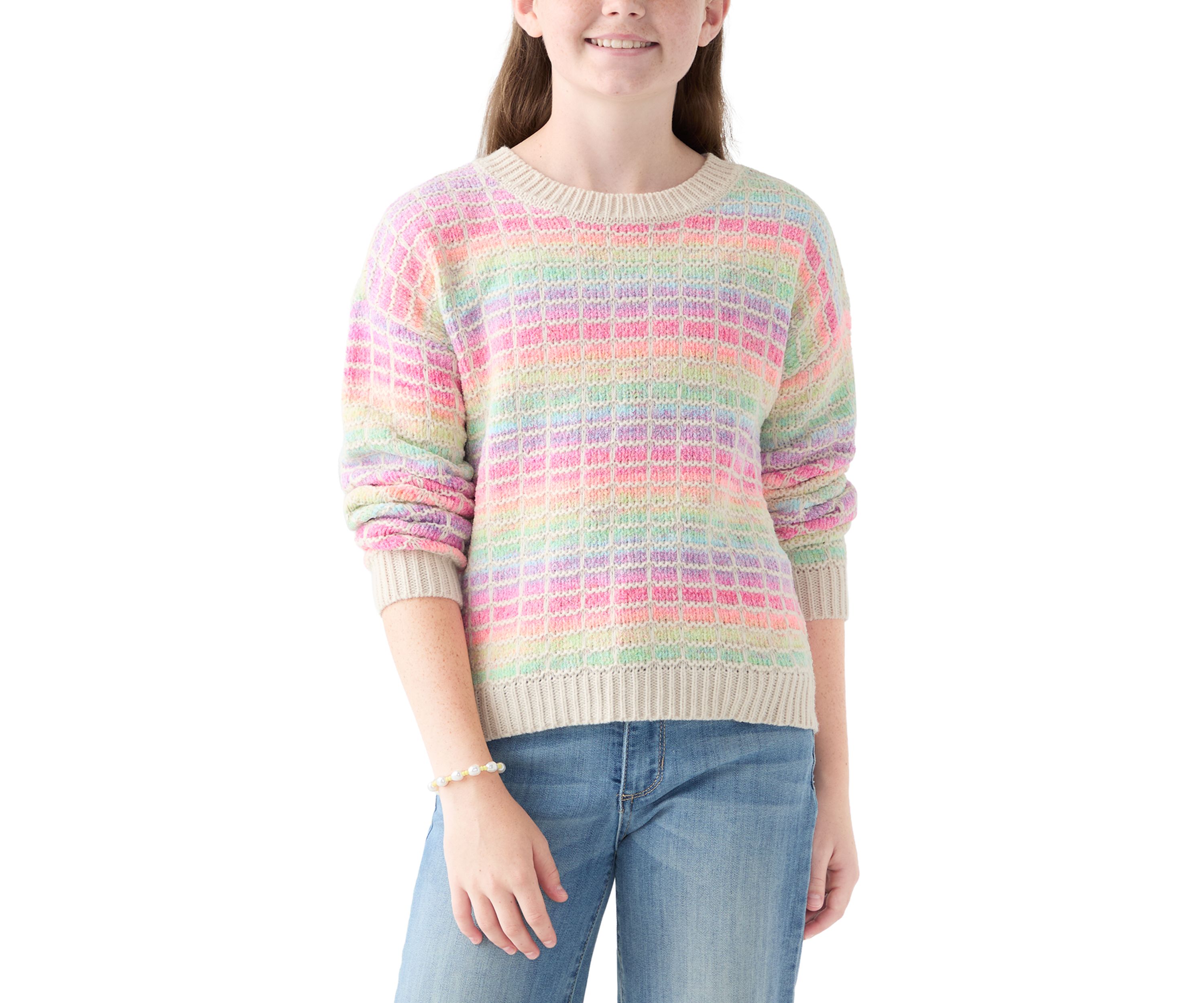 Girls 7-16 Ombré Stripe Sweater