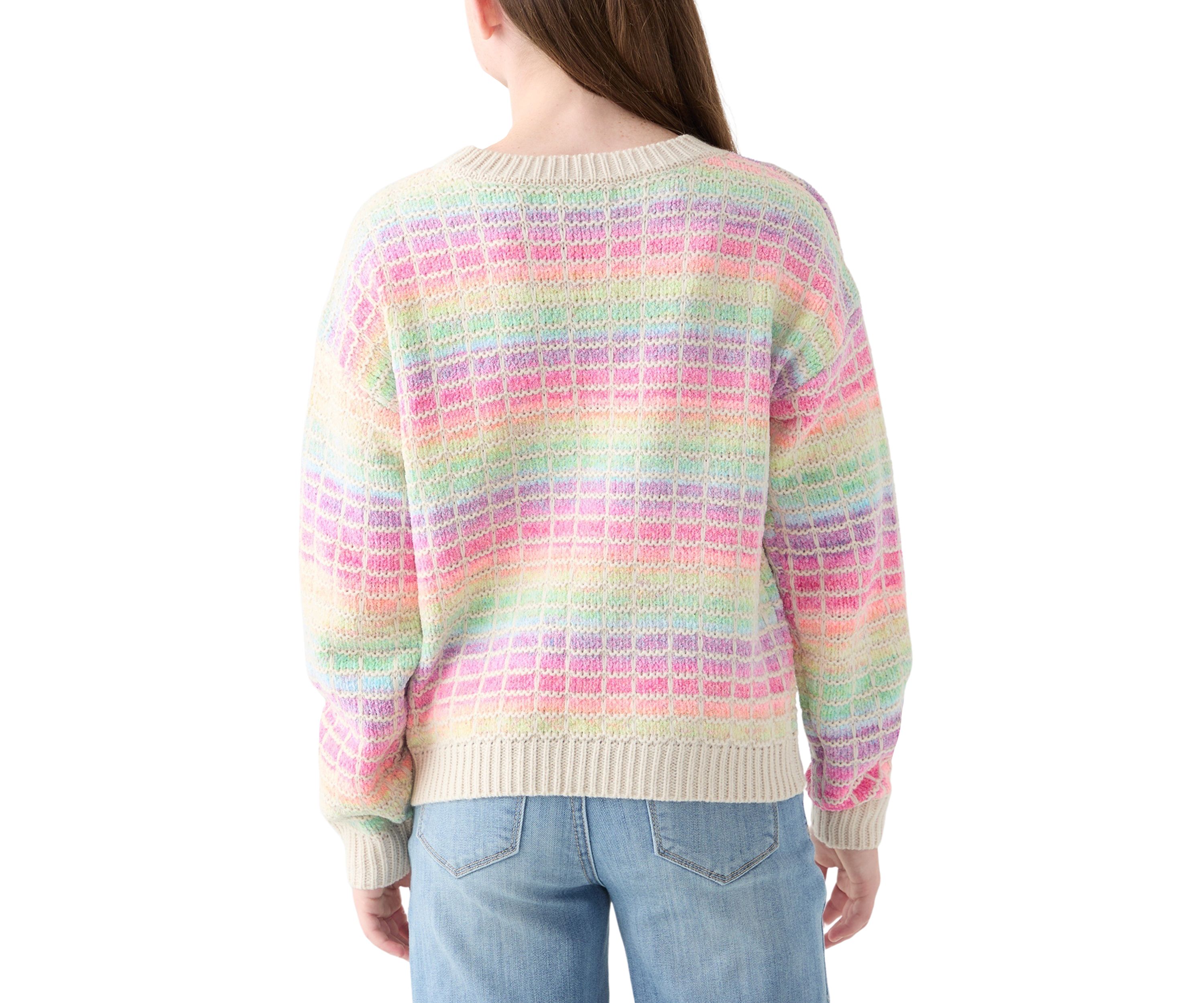 Girls 7-16 Ombré Stripe Sweater