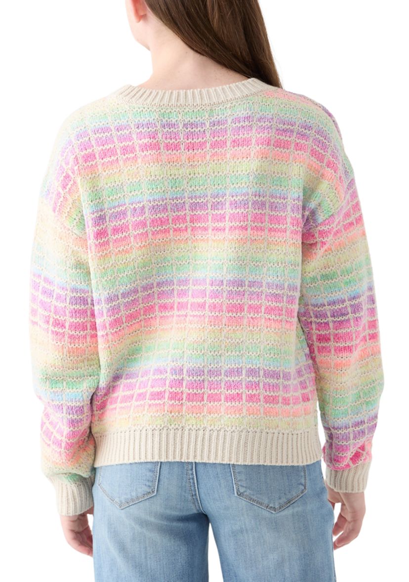 Girls 7-16 Ombré Stripe Sweater
