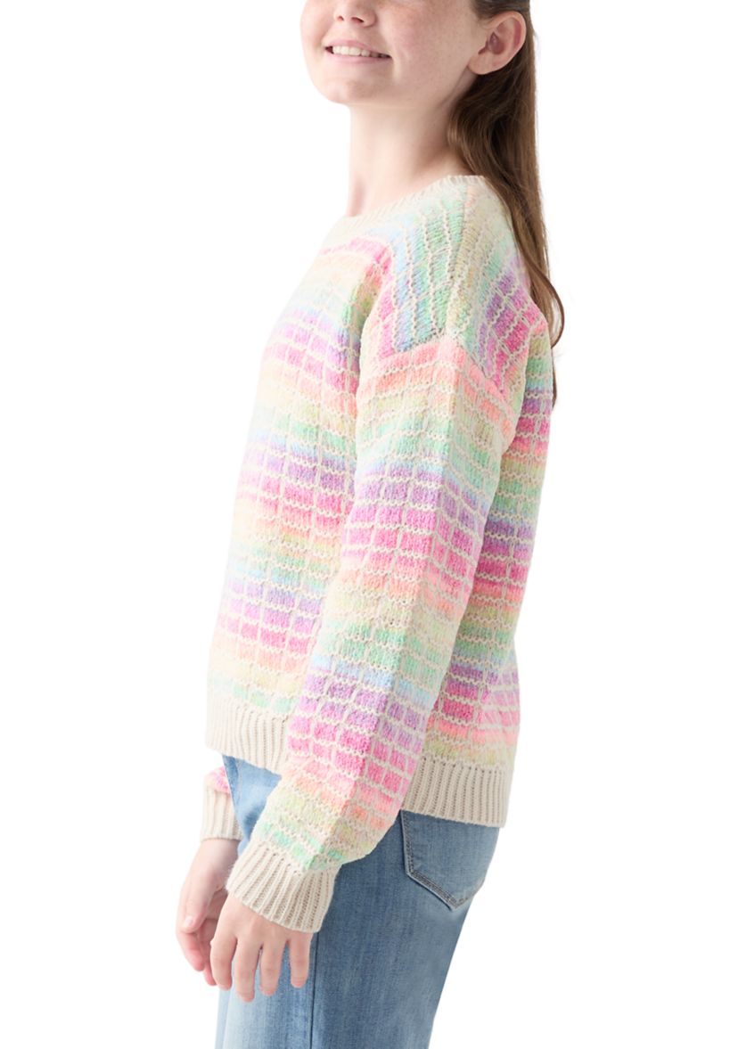 Girls 7-16 Ombré Stripe Sweater