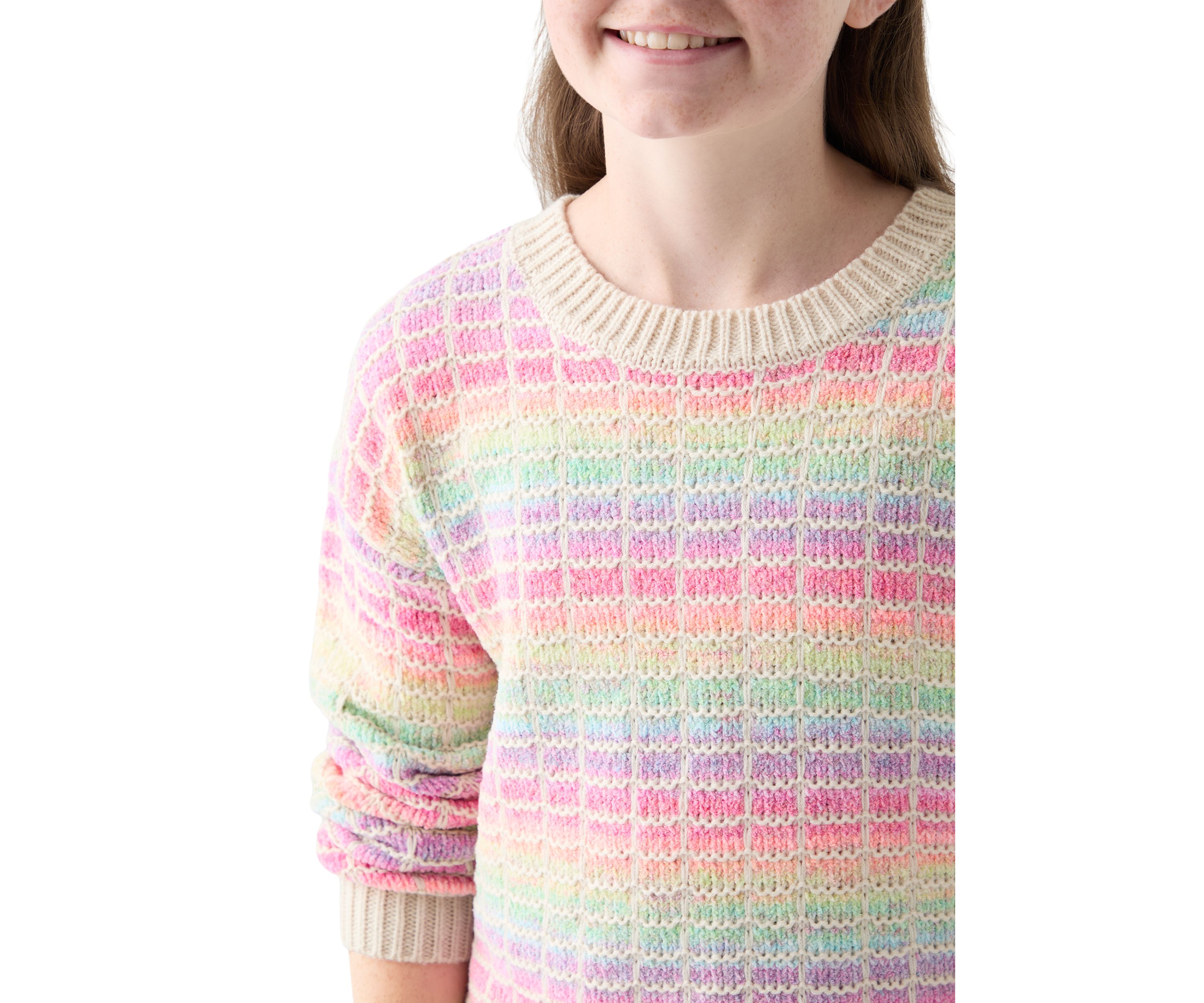 Girls 7-16 Ombré Stripe Sweater