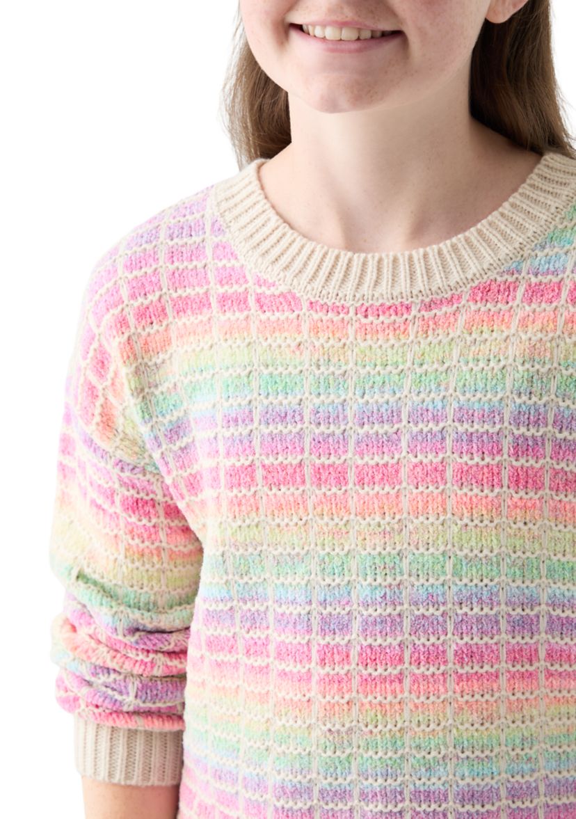 Girls 7-16 Ombré Stripe Sweater