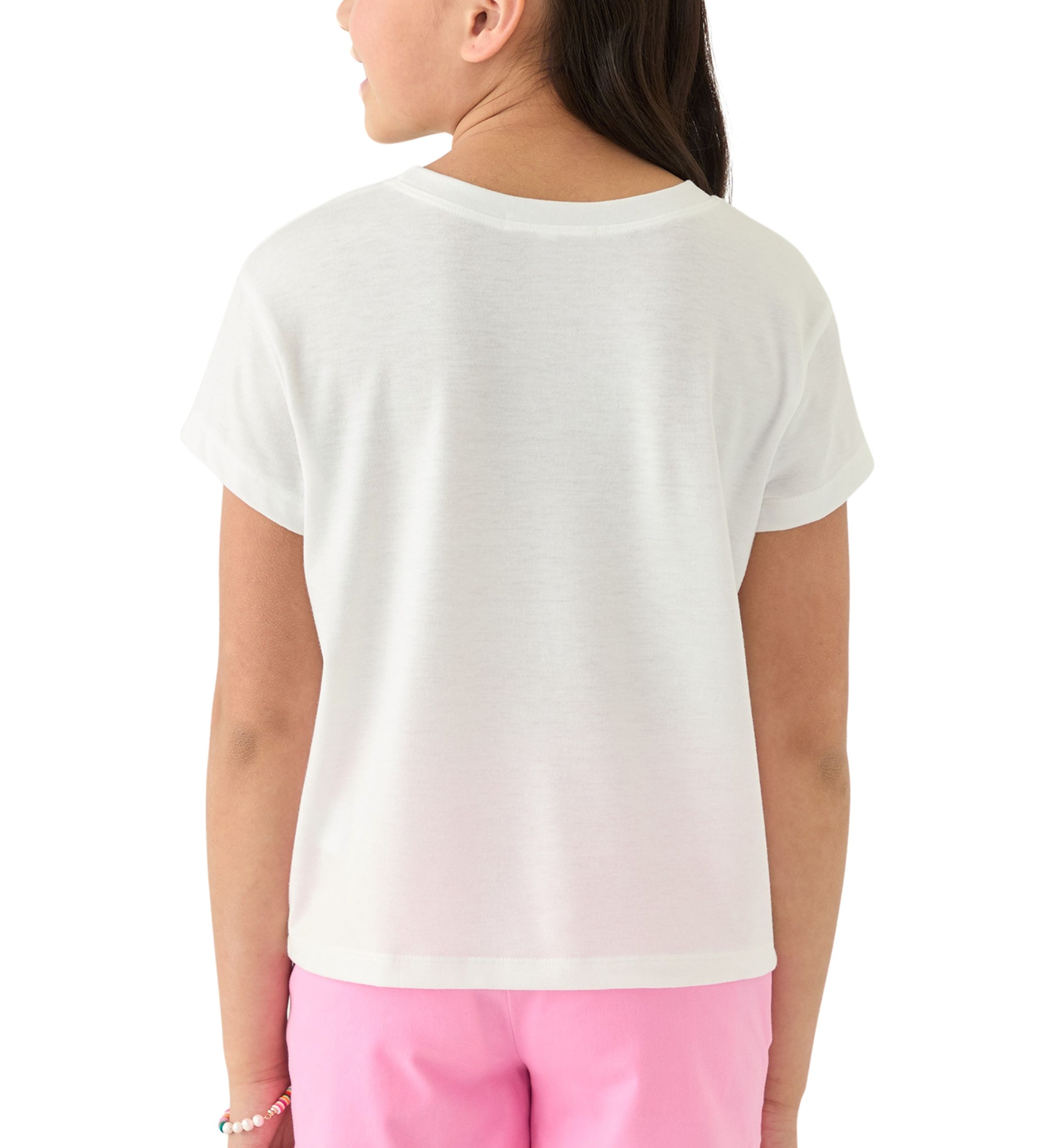 Girls 7-16 Love Rhinestone Tie Front T-Shirt