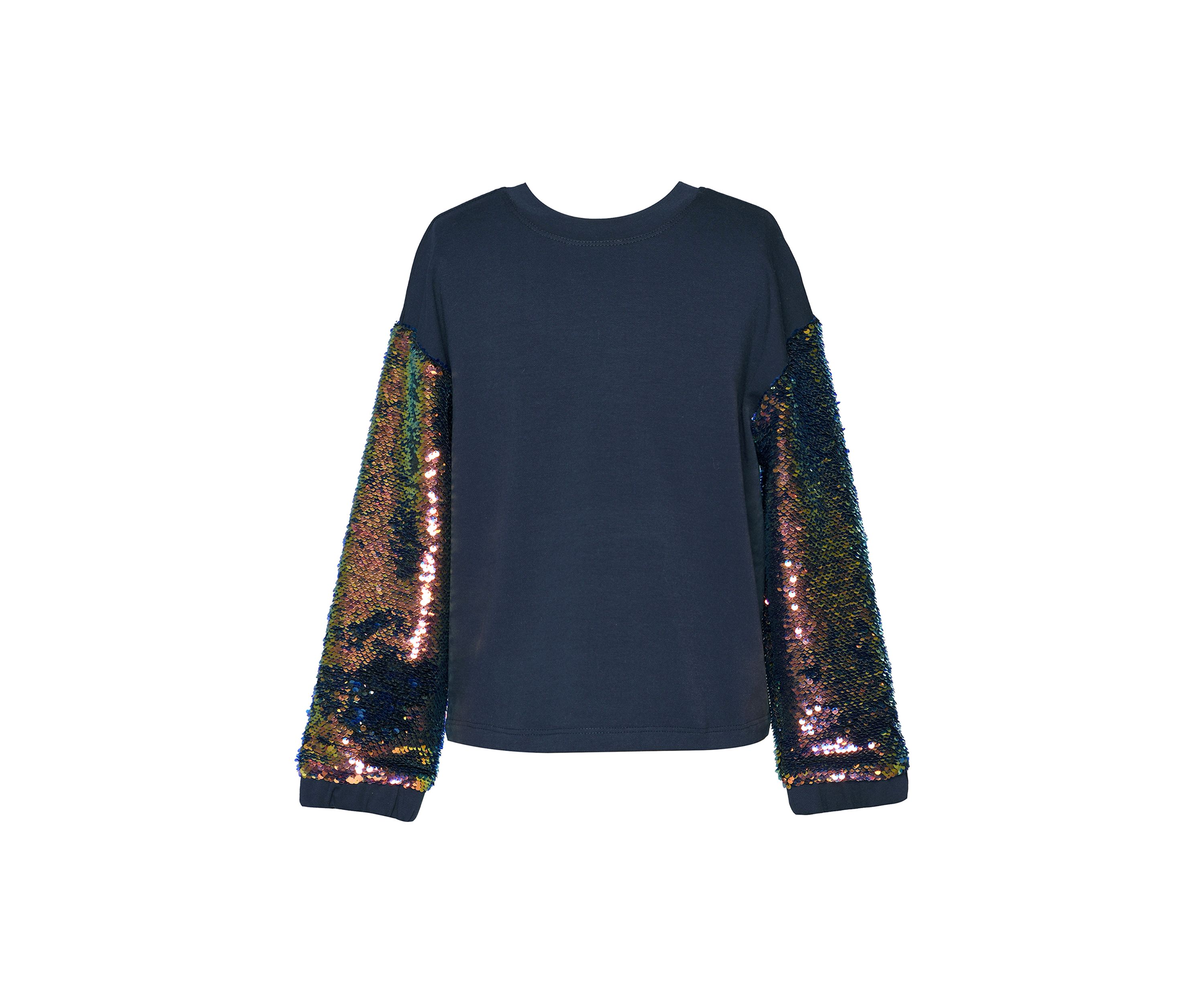 Girls 7-16 Sequin Sleeve Sweatshirt 