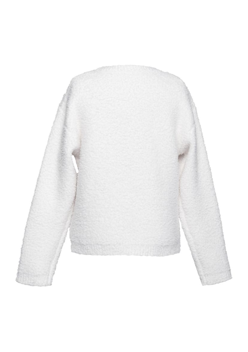 Girls 7-16 Knit Pullover Sweater with Sequins