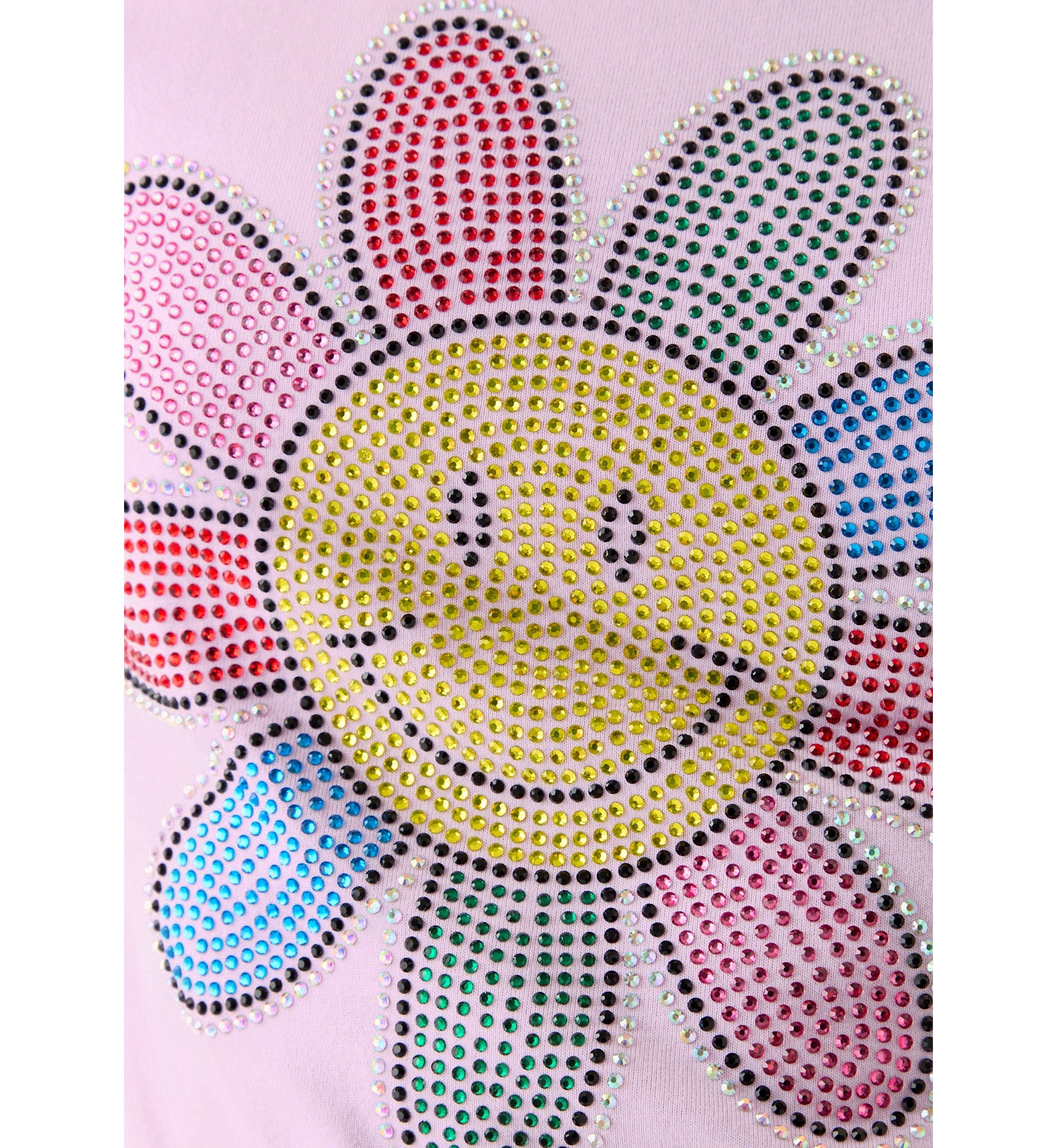 Girls 7-16 Smiley Flower Shirt