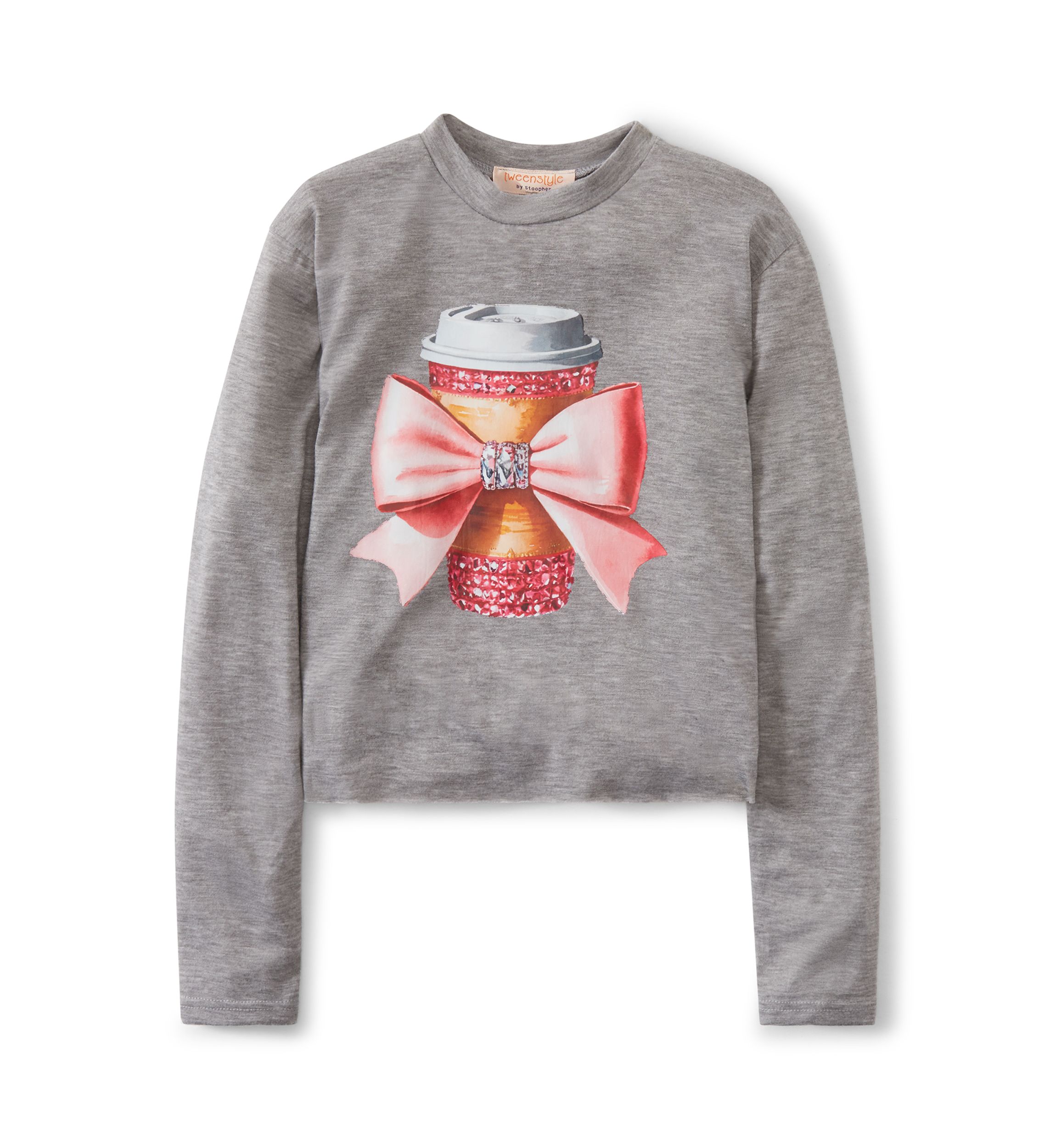 Girls 7-16 Glam Coffee Graphic T-Shirt 
