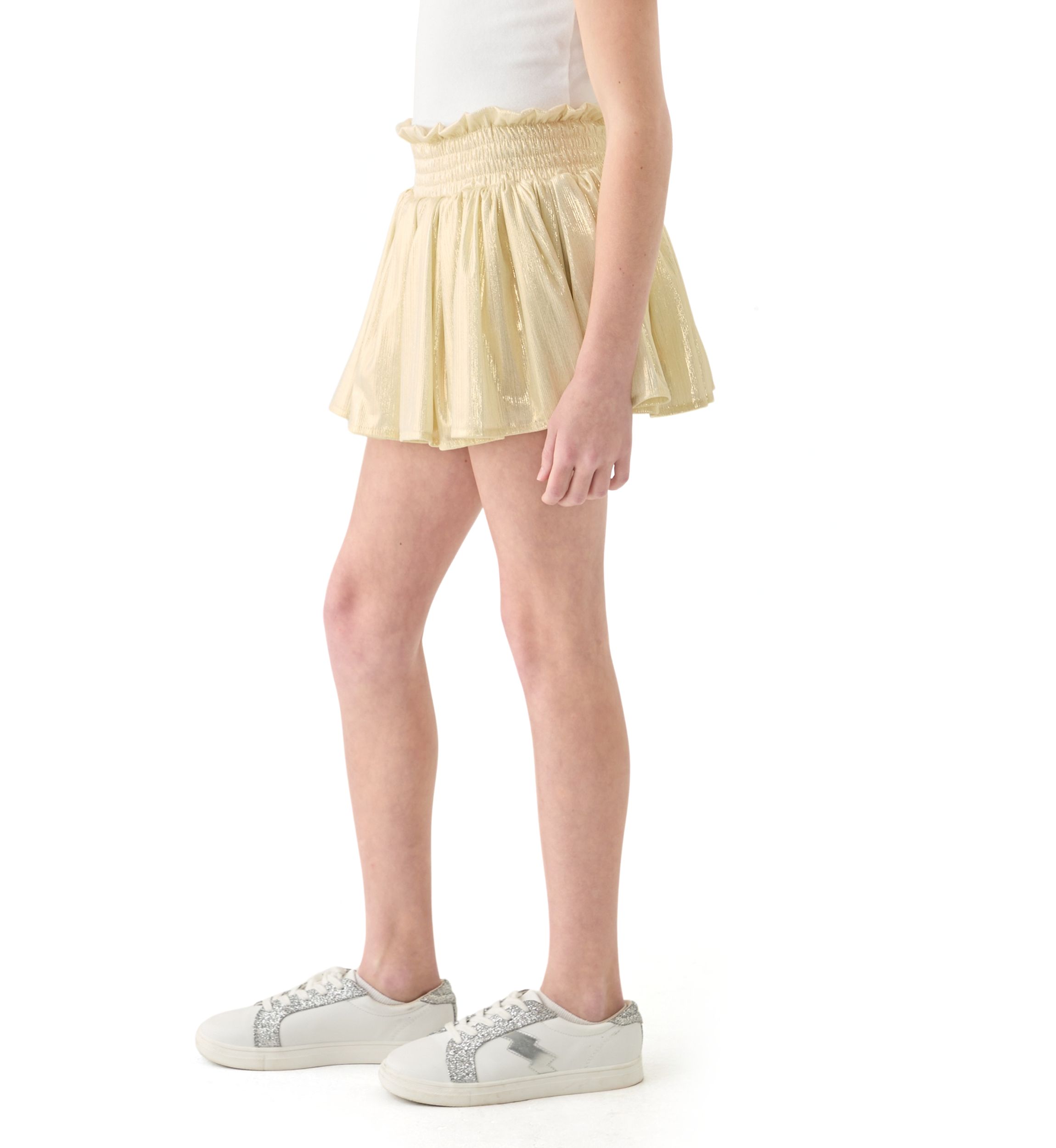 Girls 7-16 Plisse Shine Skort 