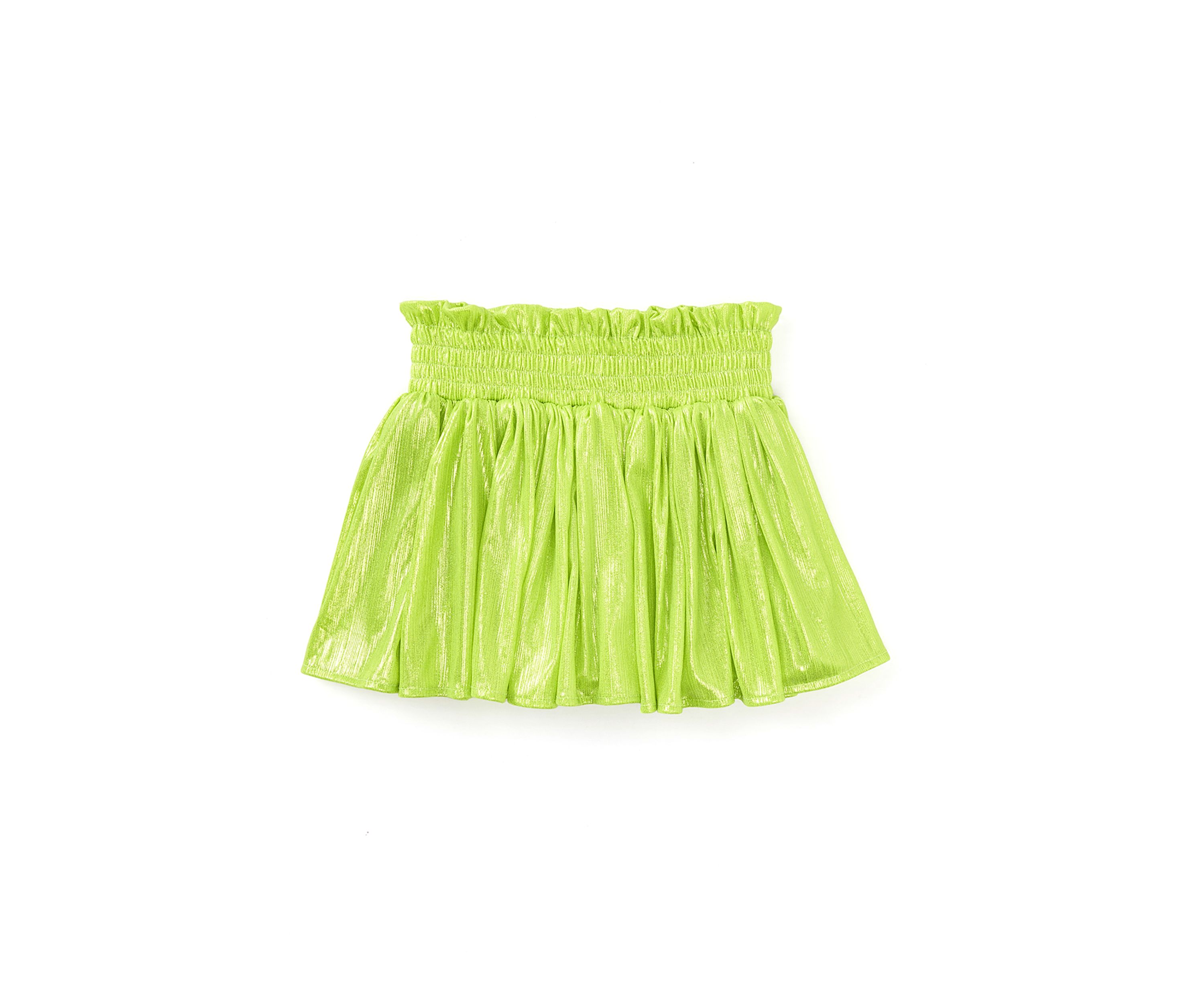 Girls 7-16 Plisse Shine Skort