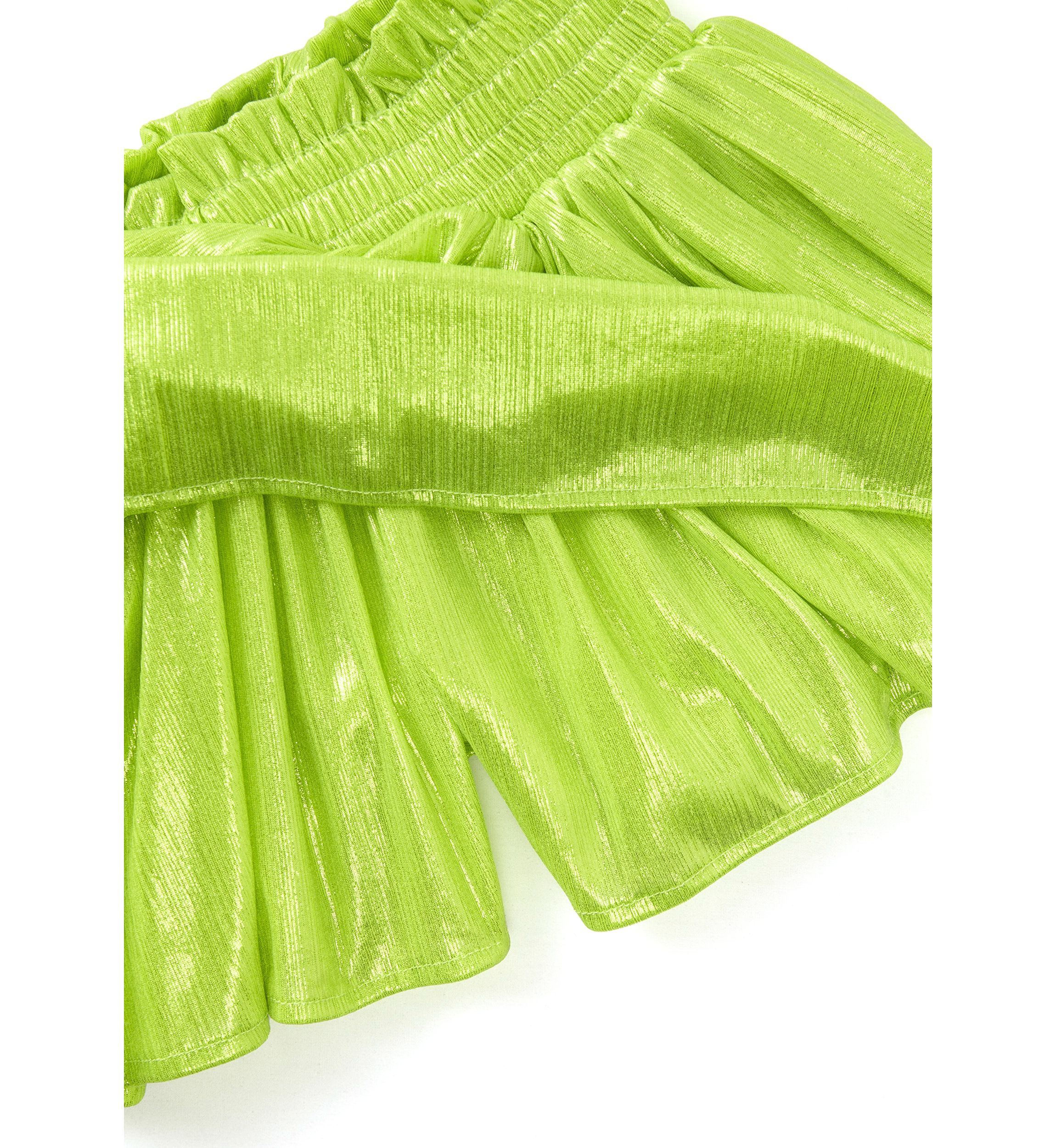 Girls 7-16 Plisse Shine Skort