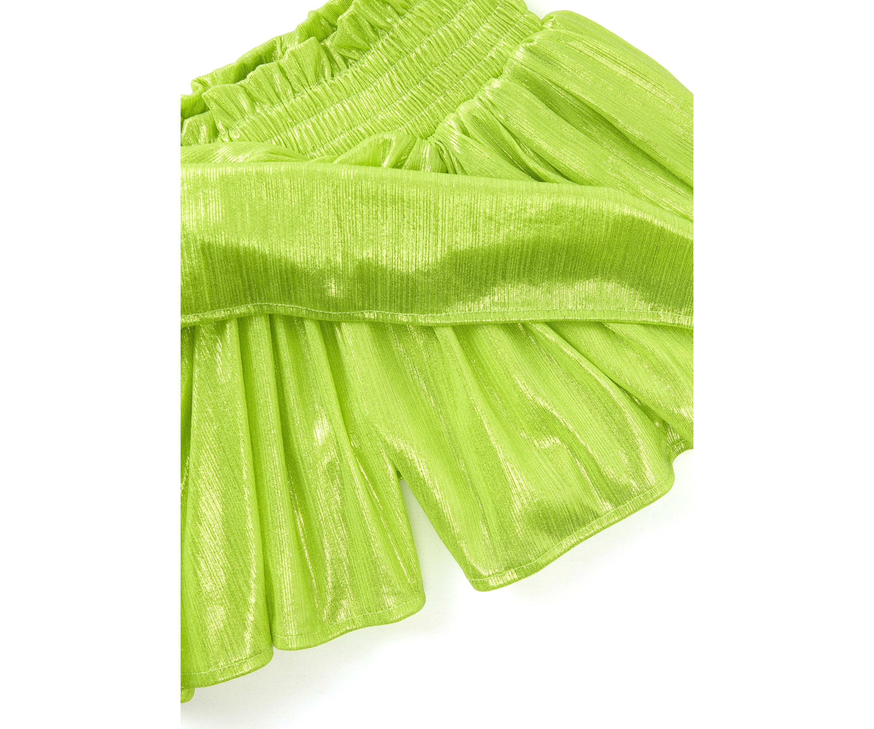 Girls 7-16 Plisse Shine Skort