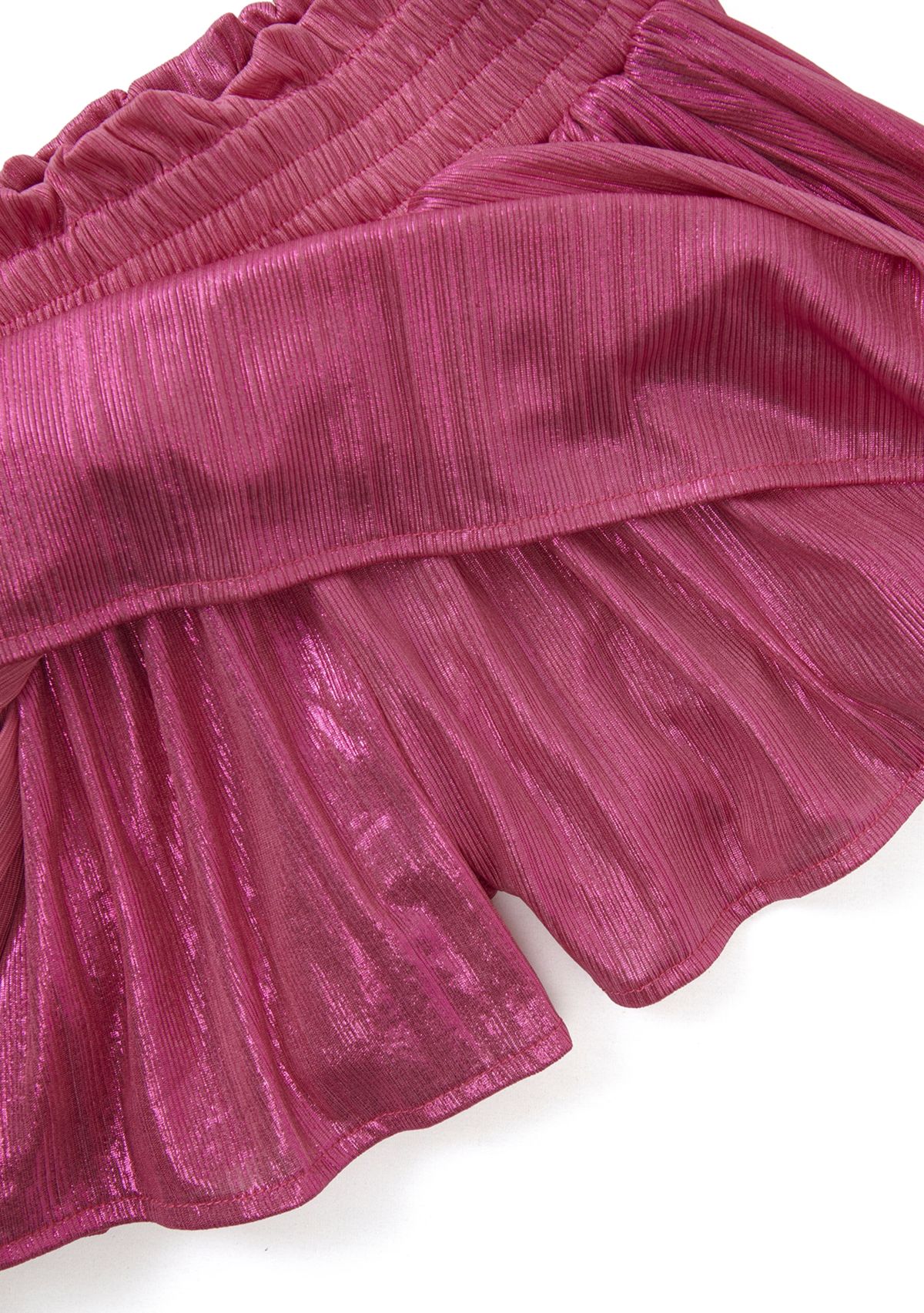 Girls 7-16 Plisse Shine Skirt 