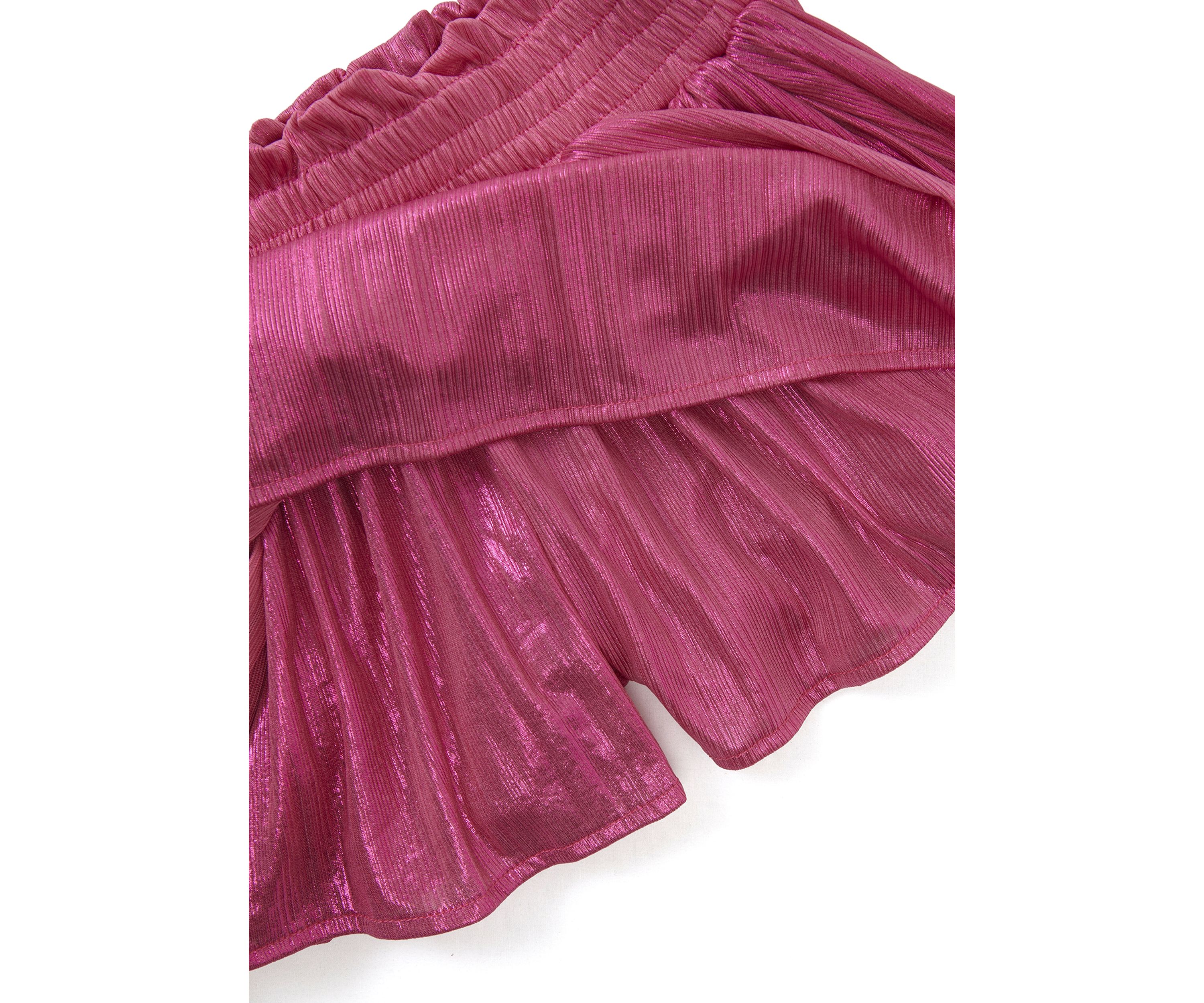 Girls 7-16 Plisse Shine Skirt 