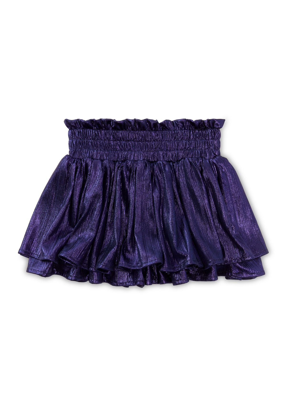 Girls 7-16 Plissé Shine Skort 