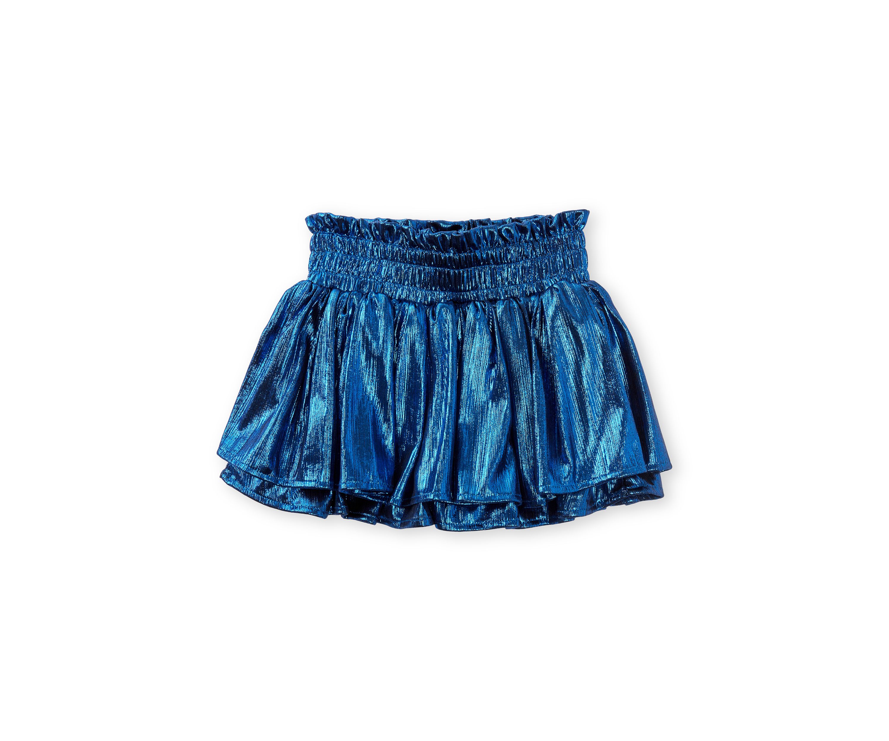 Girls 7-16 Shine Plissé Skort