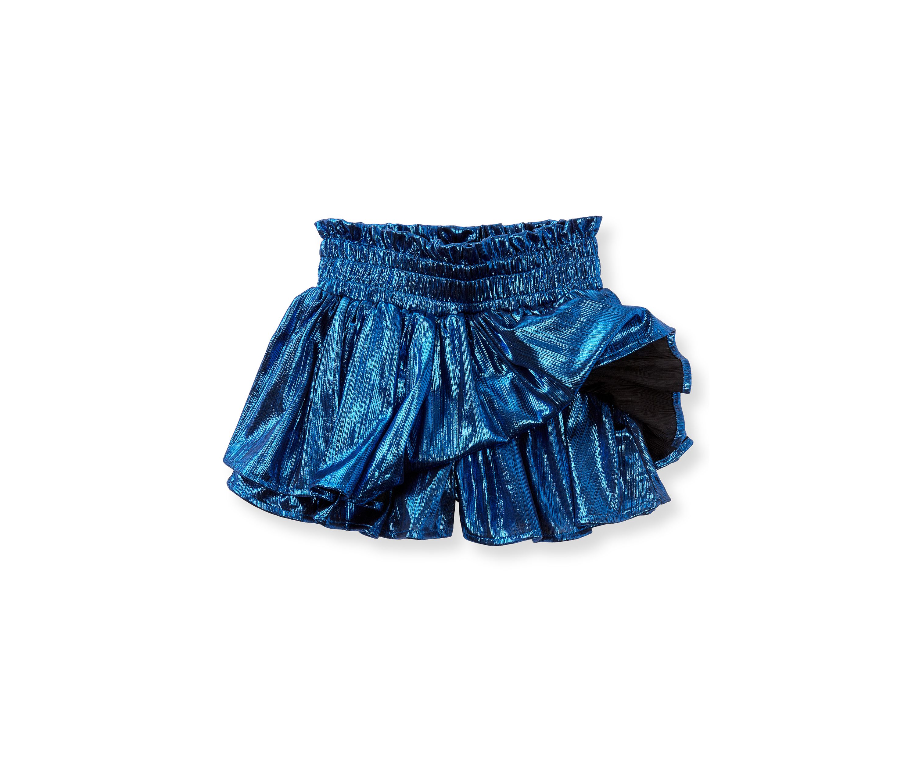 Girls 7-16 Shine Plissé Skort