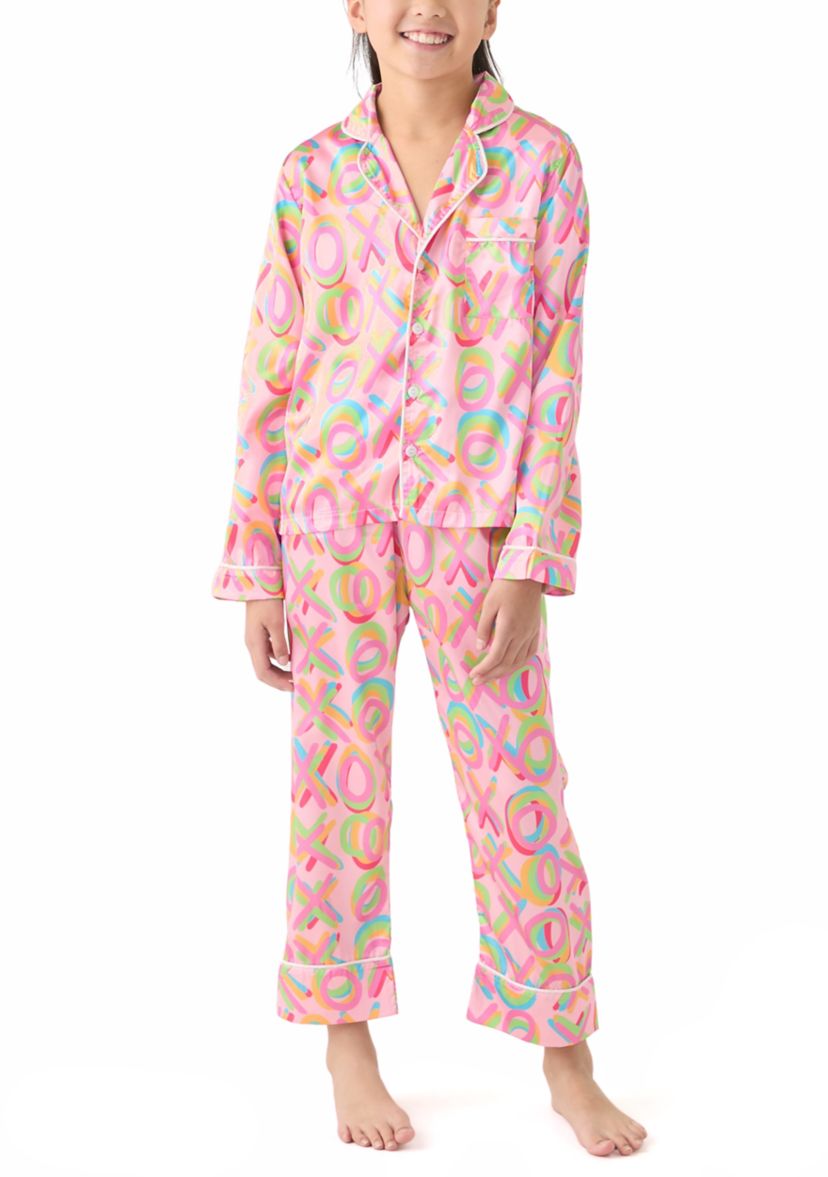 Girls 7-16 XO 2 Piece Pajama Set 