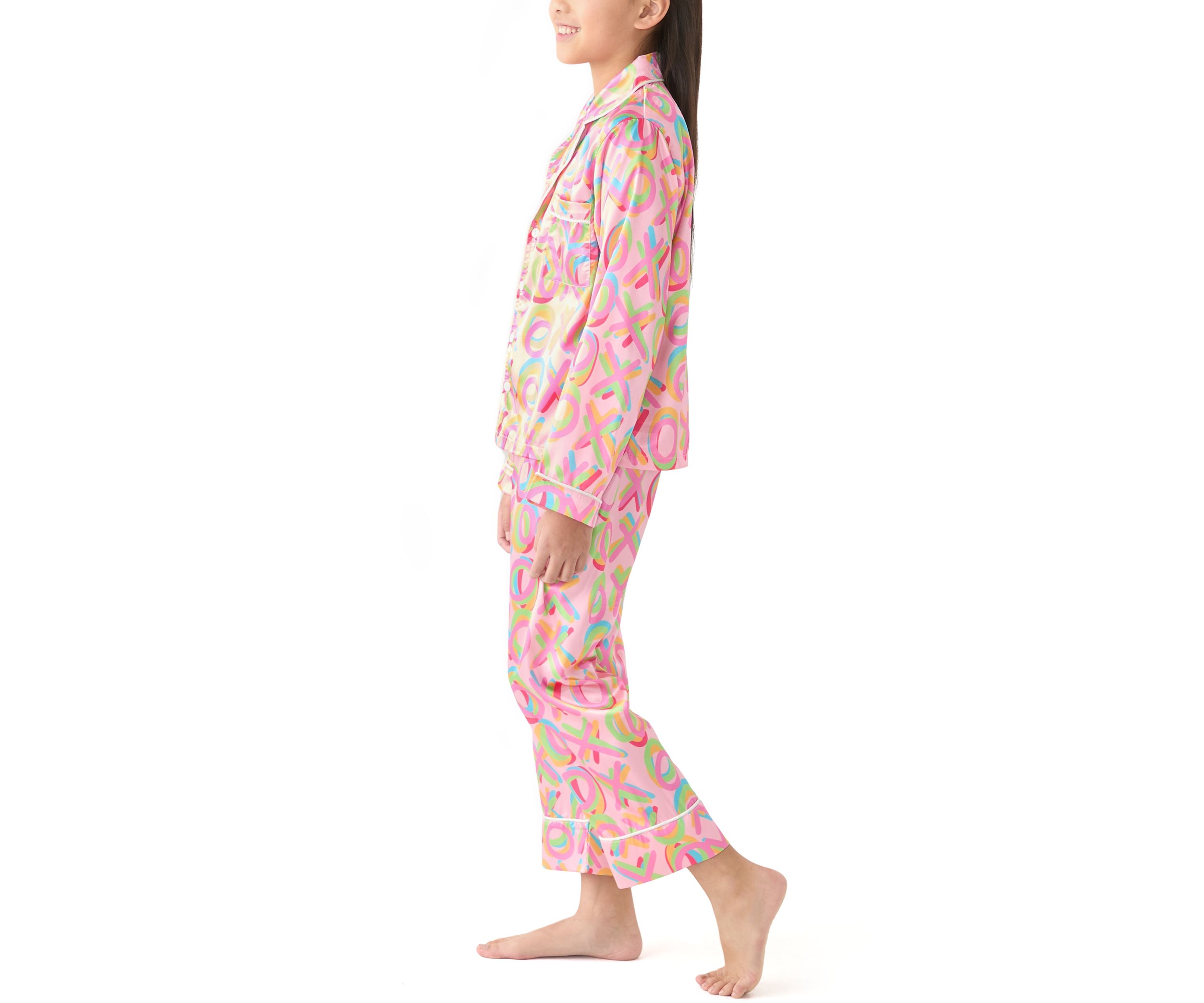 Girls 7-16 XO 2 Piece Pajama Set 