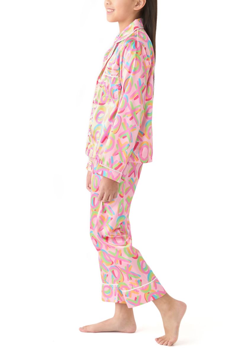 Girls 7-16 XO 2 Piece Pajama Set 