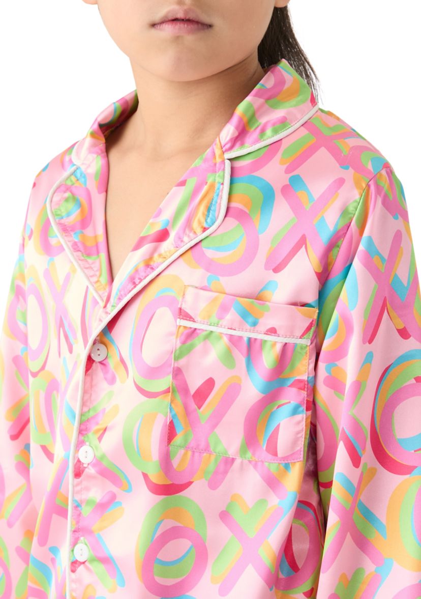 Girls 7-16 XO 2 Piece Pajama Set 