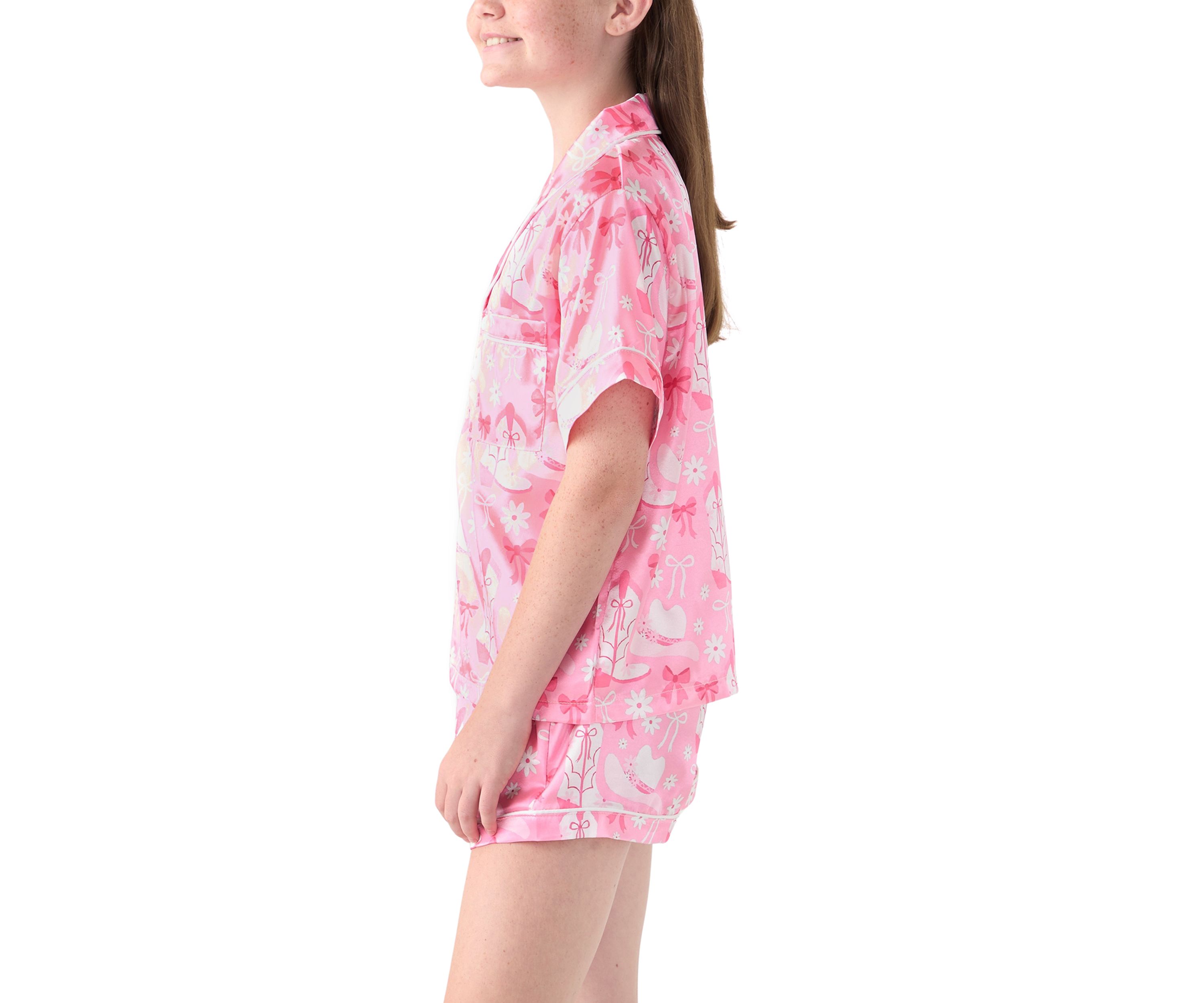 Girls 7-16 Cowgirl Printed Loungewear Set 
