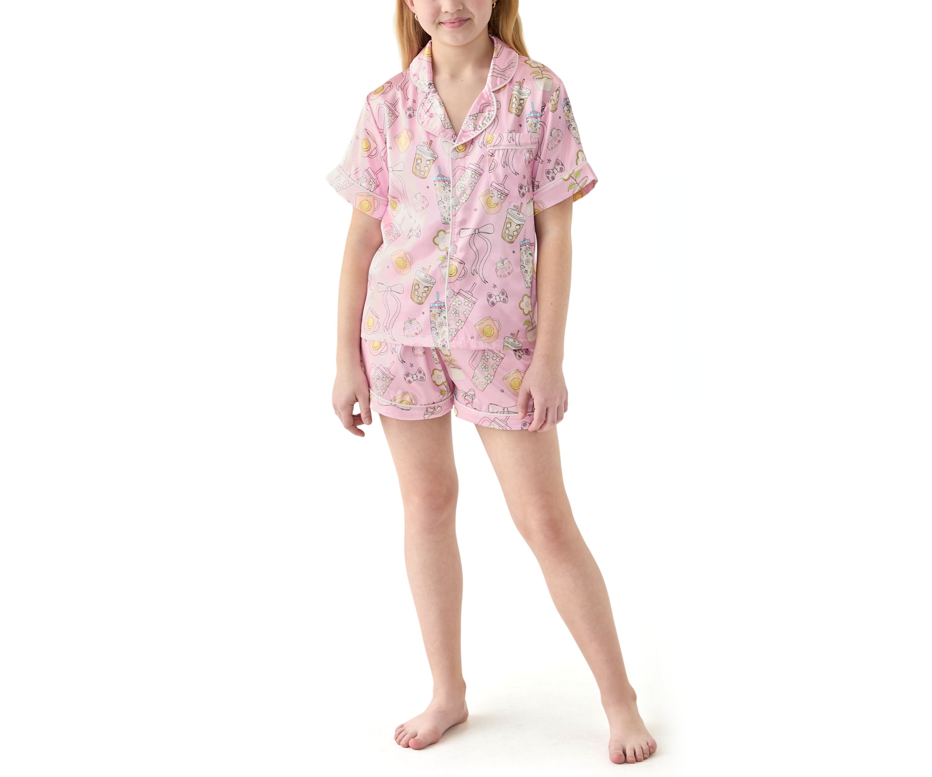 Girls 7-16 Spare Things 2 Piece Shorts Loungewear Set