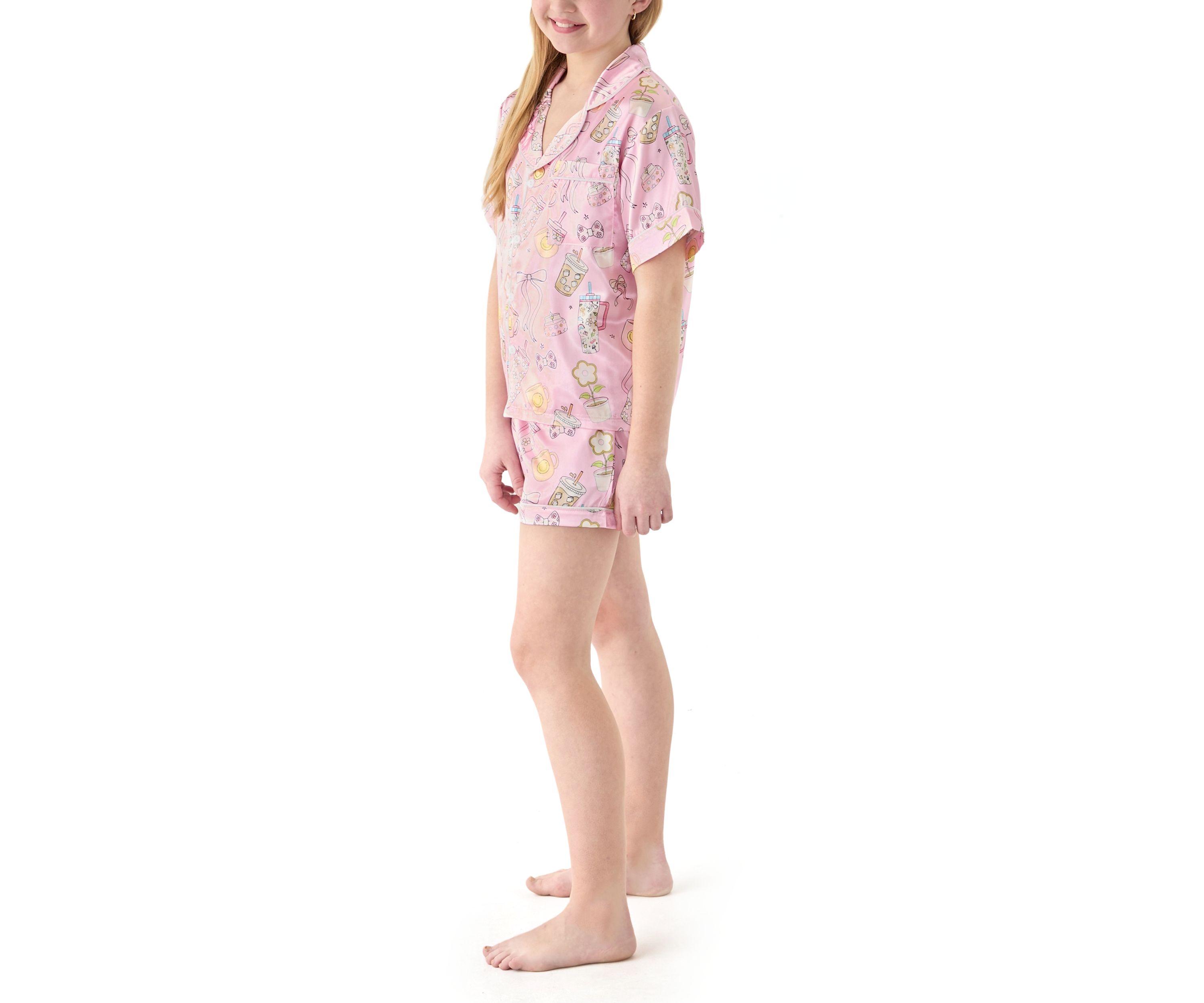 Girls 7-16 Spare Things 2 Piece Shorts Loungewear Set