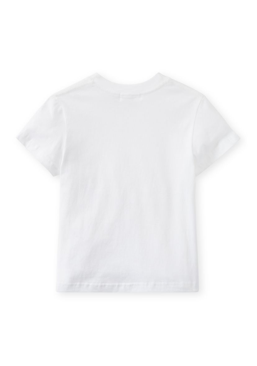Girls 7-16 Big Chenille Bow with Rhinestones Graphic T-Shirt 