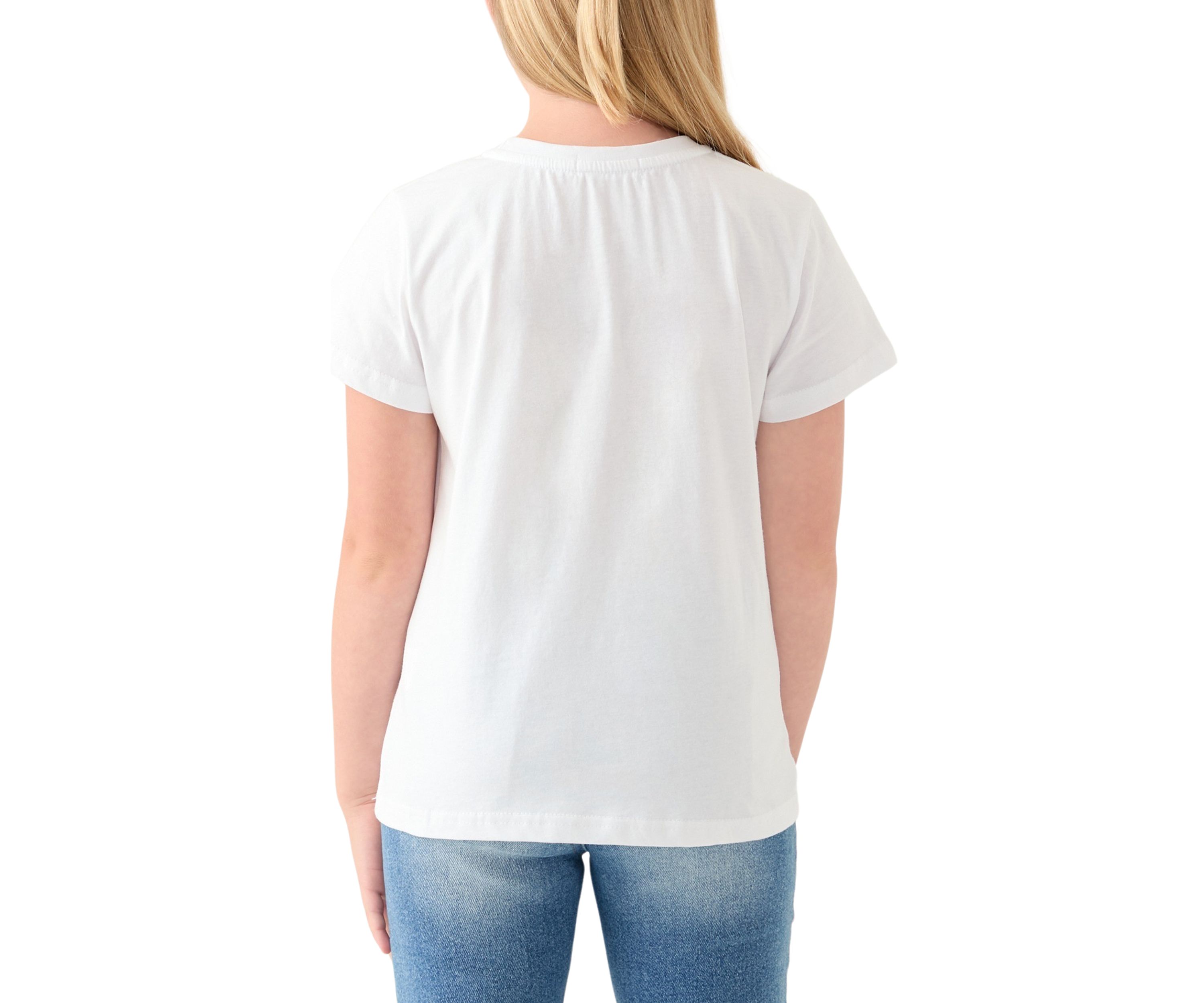 Girls 7-16 Sequin Smiles Jersey Printed T-Shirt