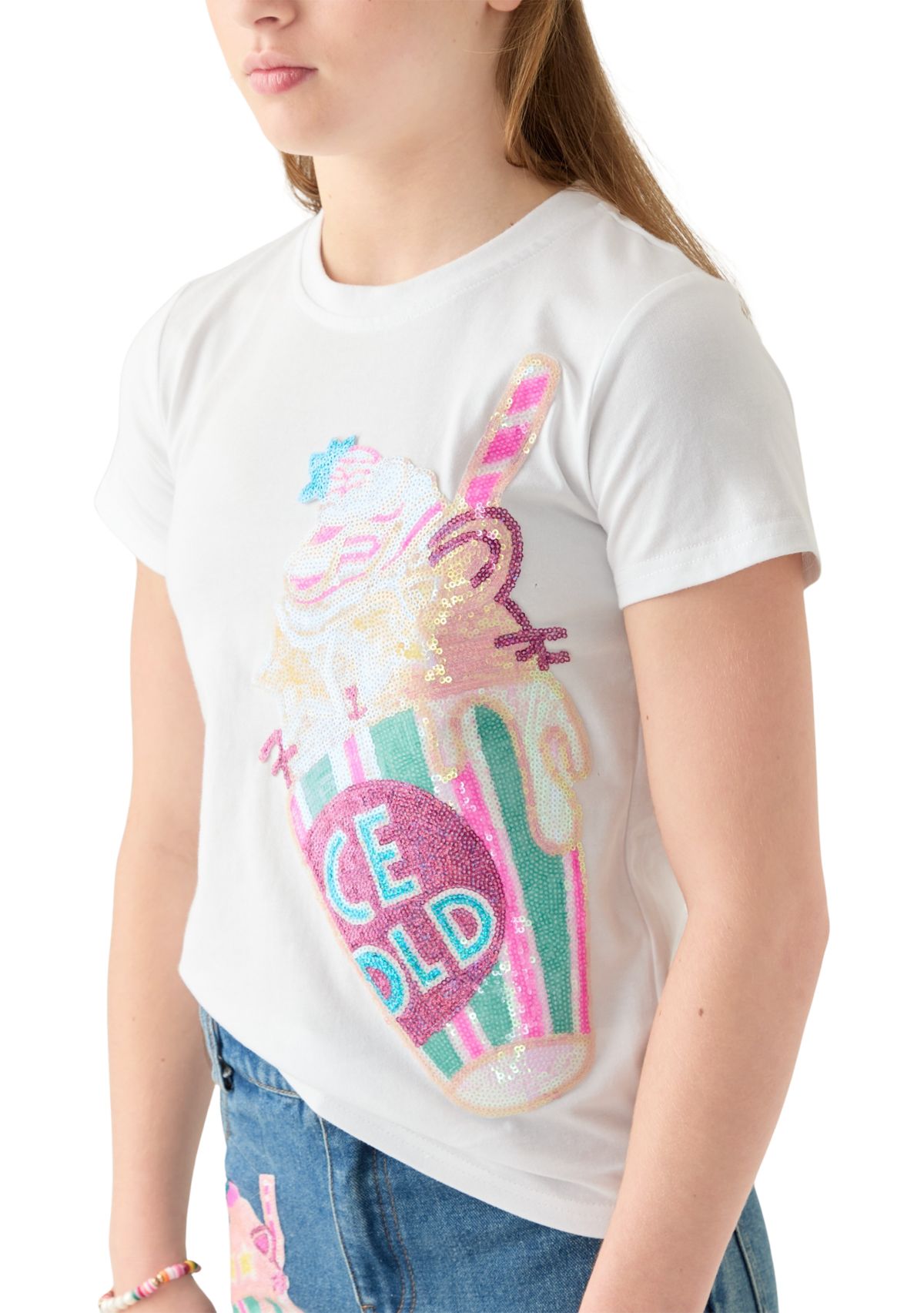 Girls 7-16 Ice Cold Drink Graphic T-Shirt and Shorts Set