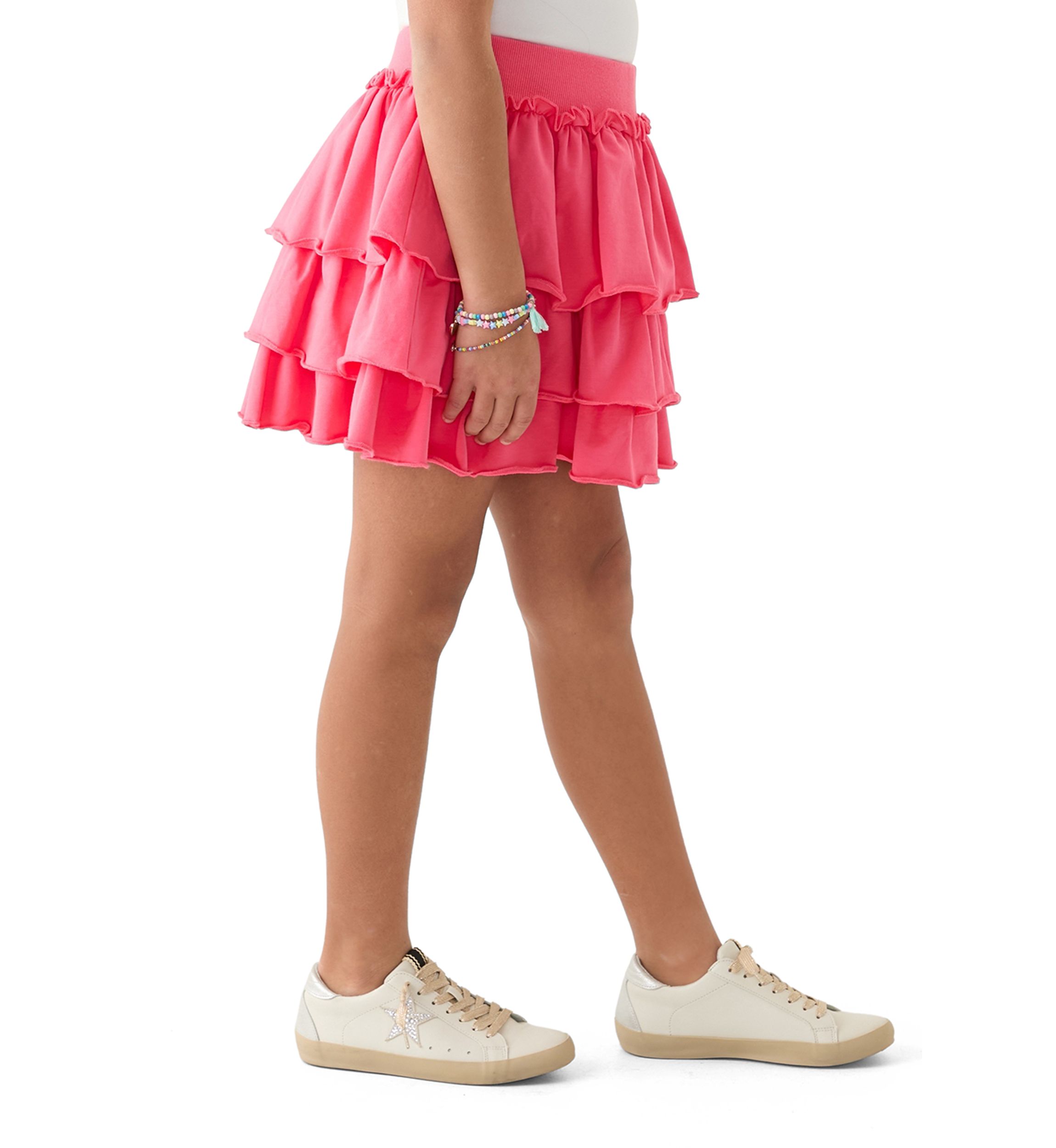 Girls 7-16 Ruffle Tiered Layer Skirt