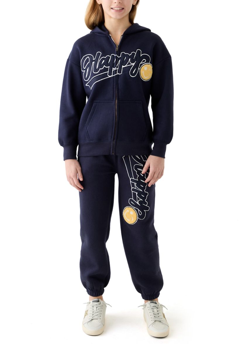 Girls 7-16 Happy Joggers