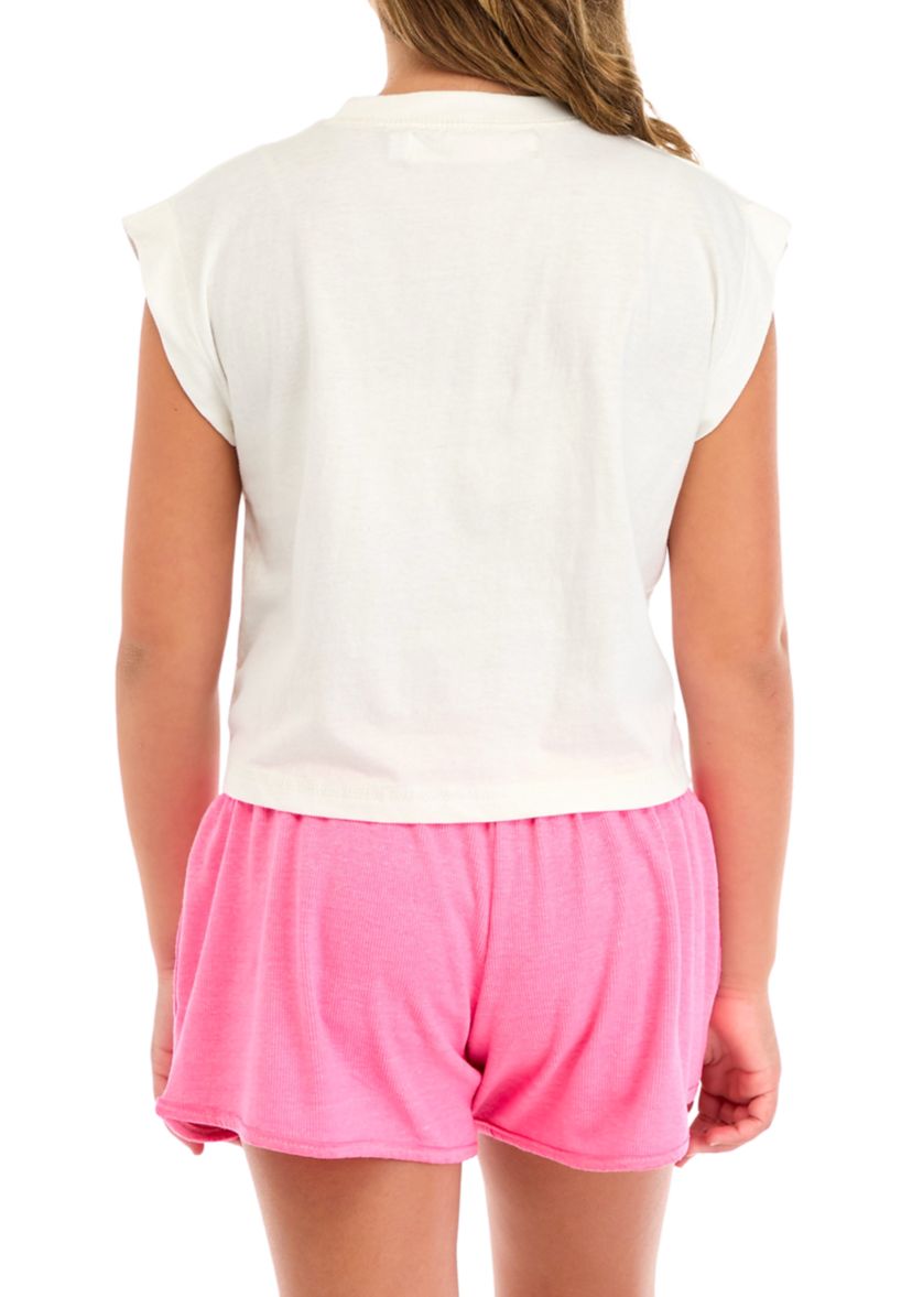 Girls 7-16 Tennis Anyone Graphic T-Shirt