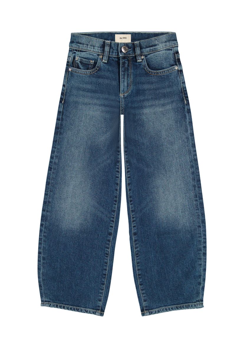 Girls 7-16 Lilia Barrel Jeans