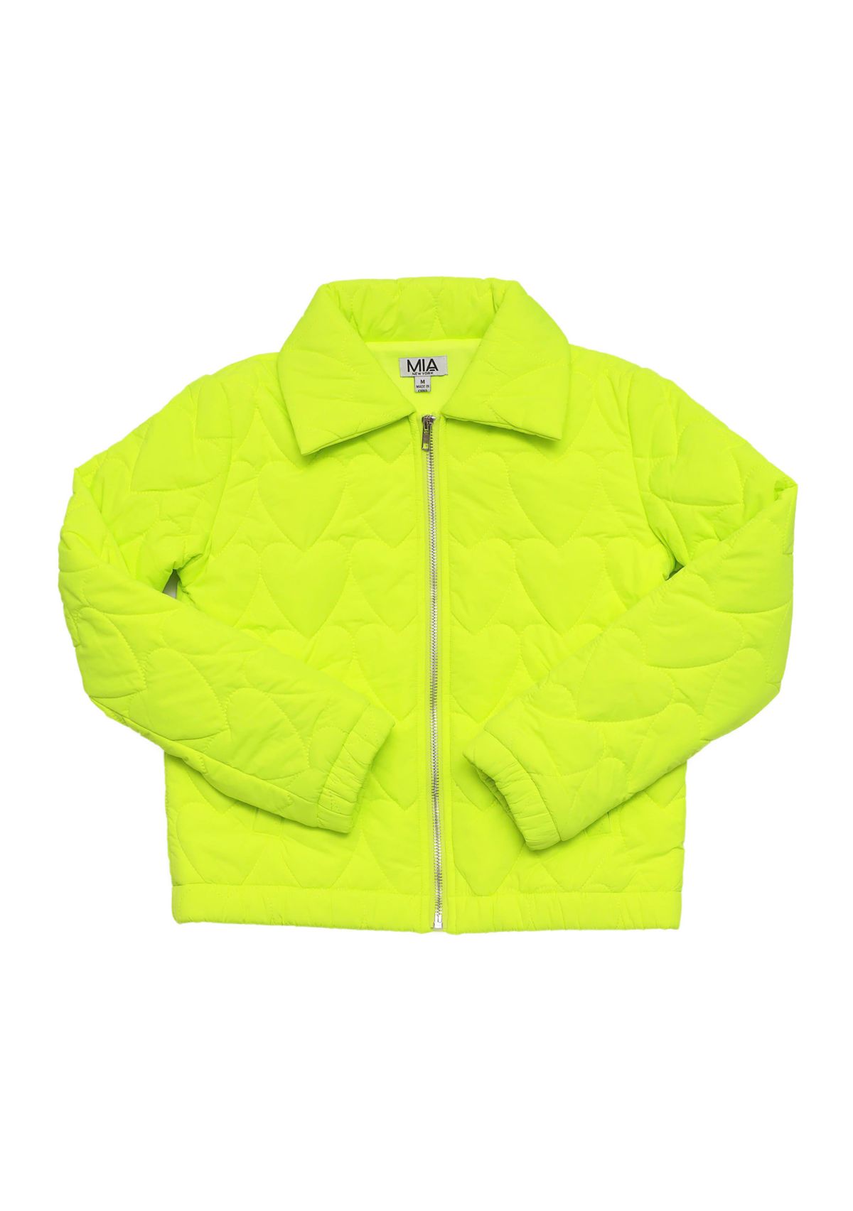 Girls 7-16 Neon Puffer Jacket