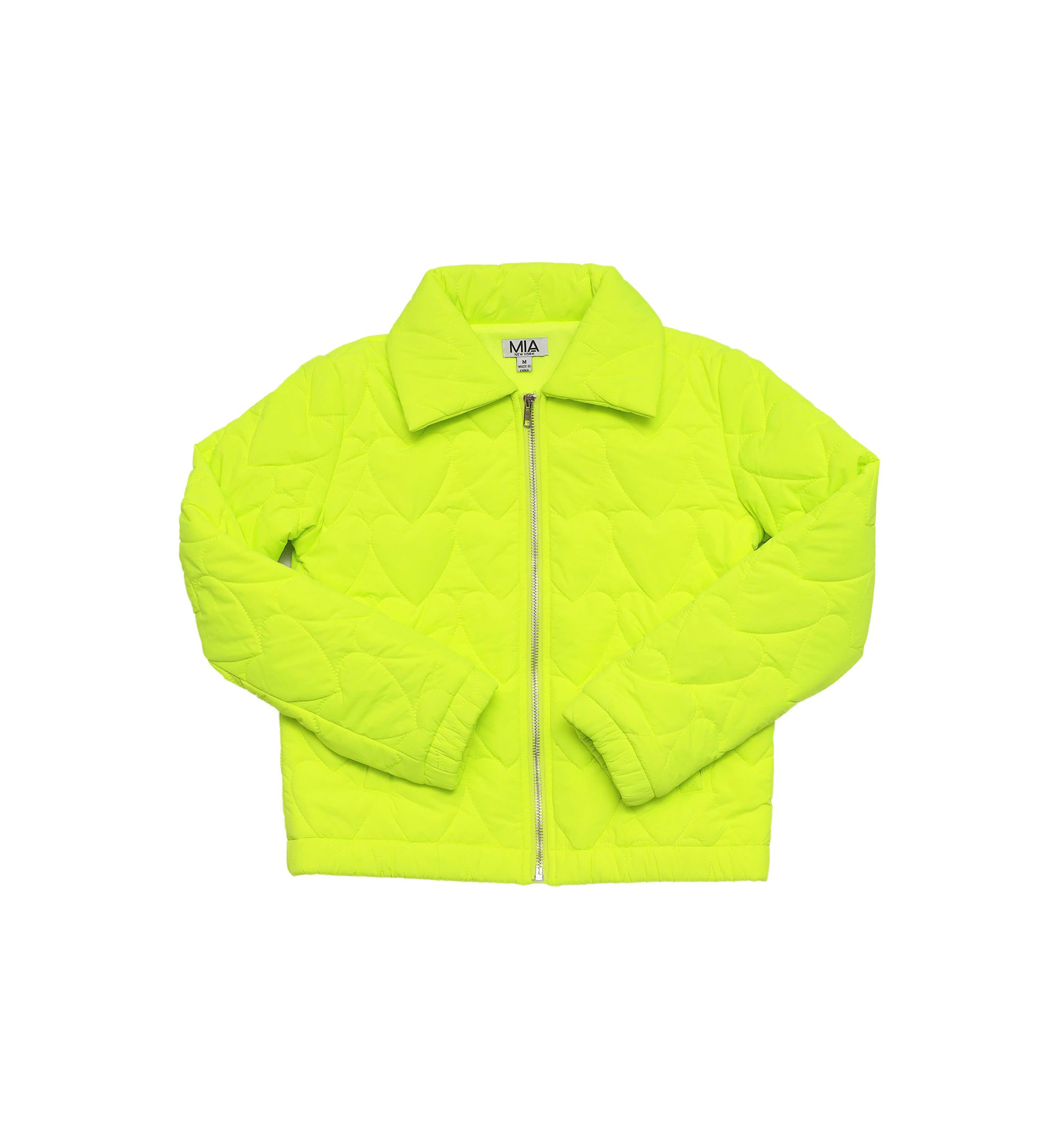 Girls 7-16 Neon Puffer Jacket