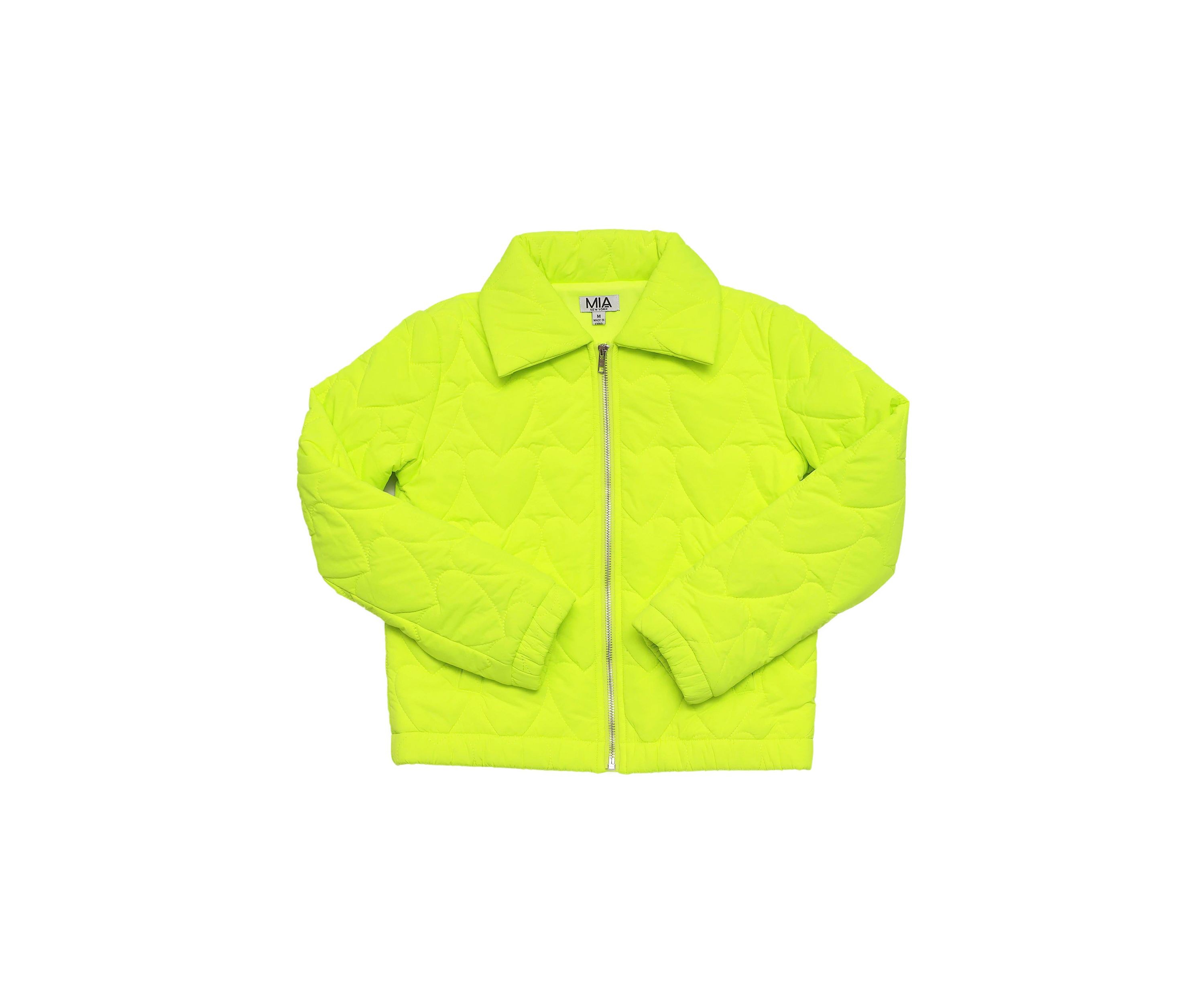 Girls 7-16 Neon Puffer Jacket