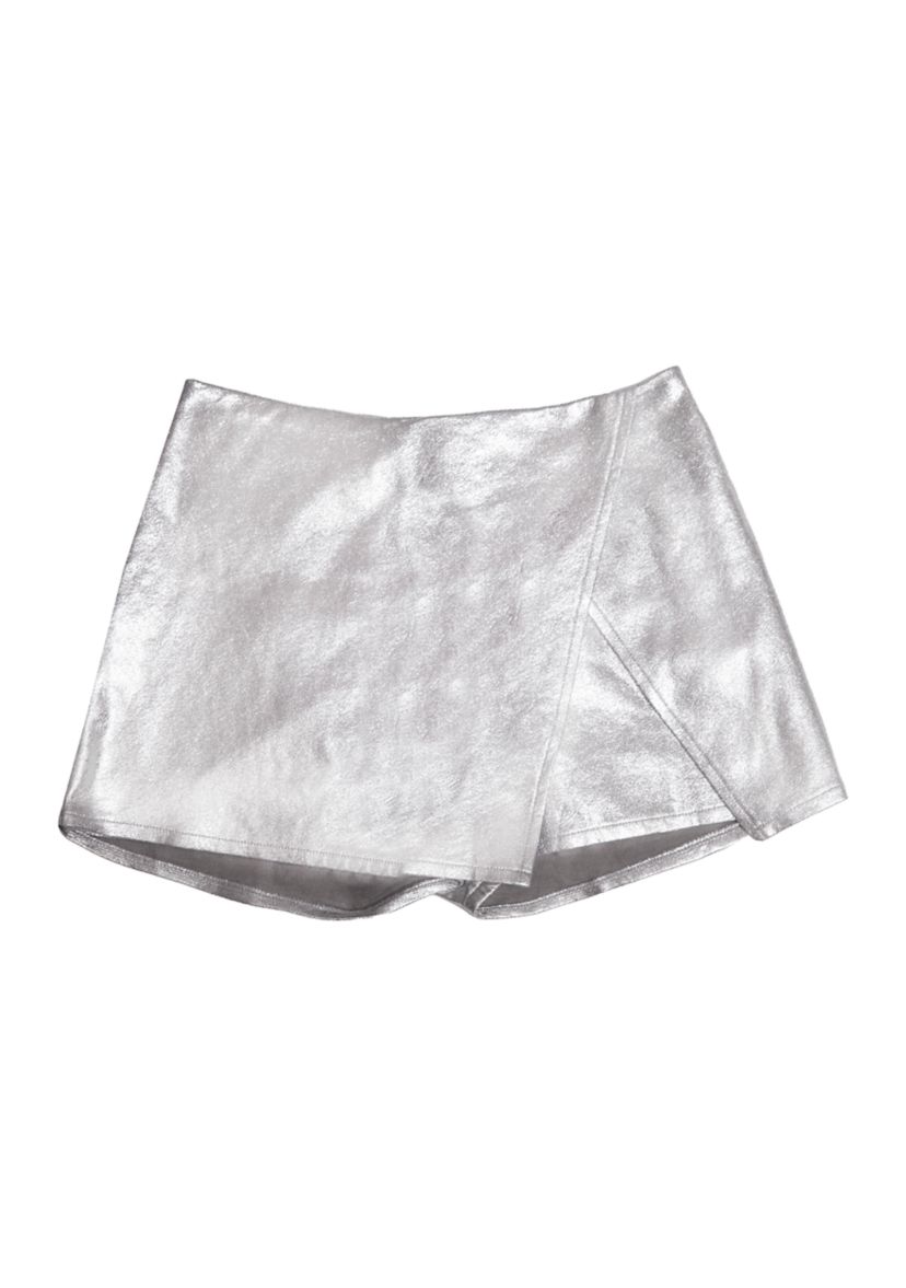 Girls 7-16 Silver Skort 
