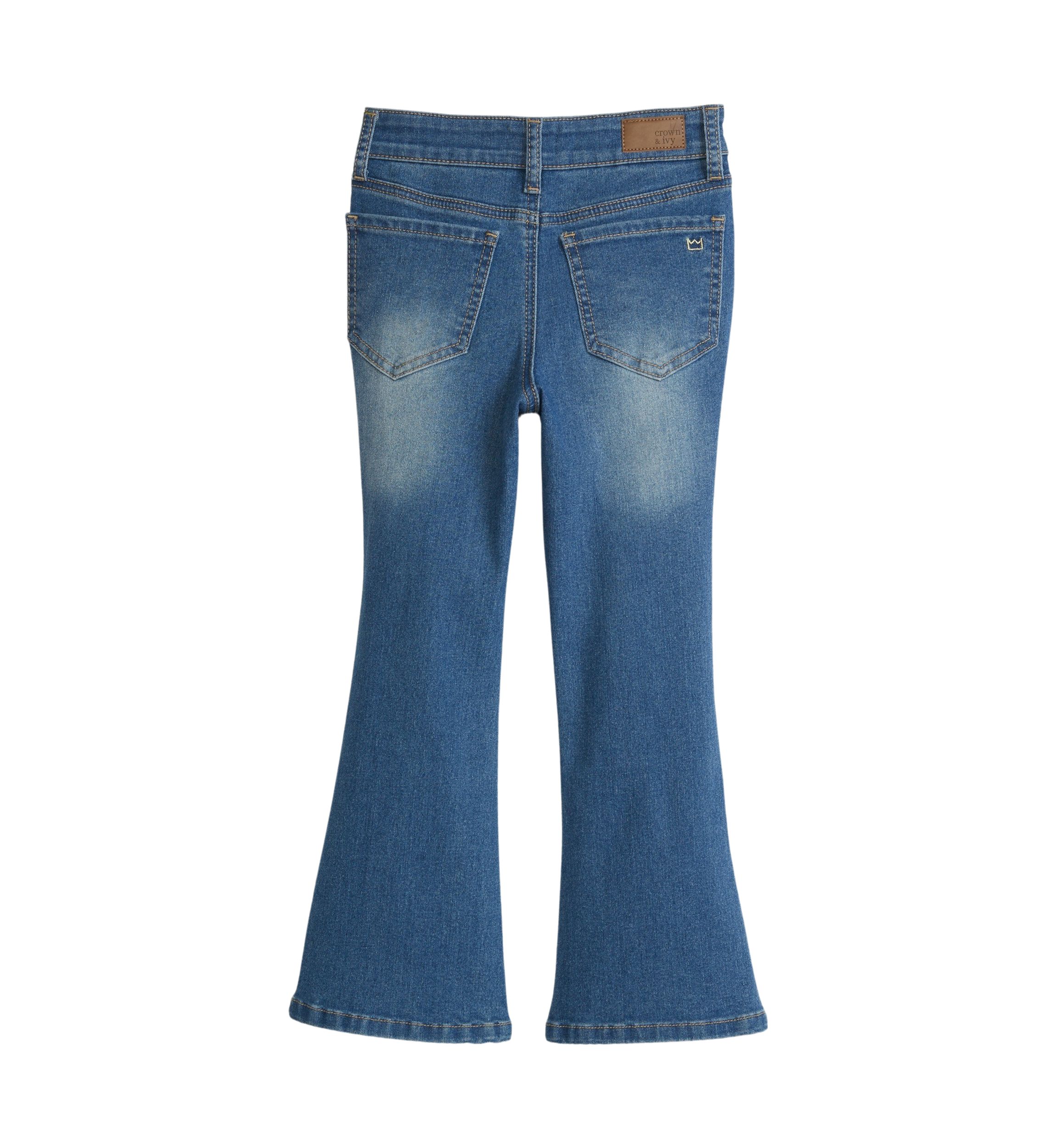 Girls 4-6x Flare Stretch Denim Jeans