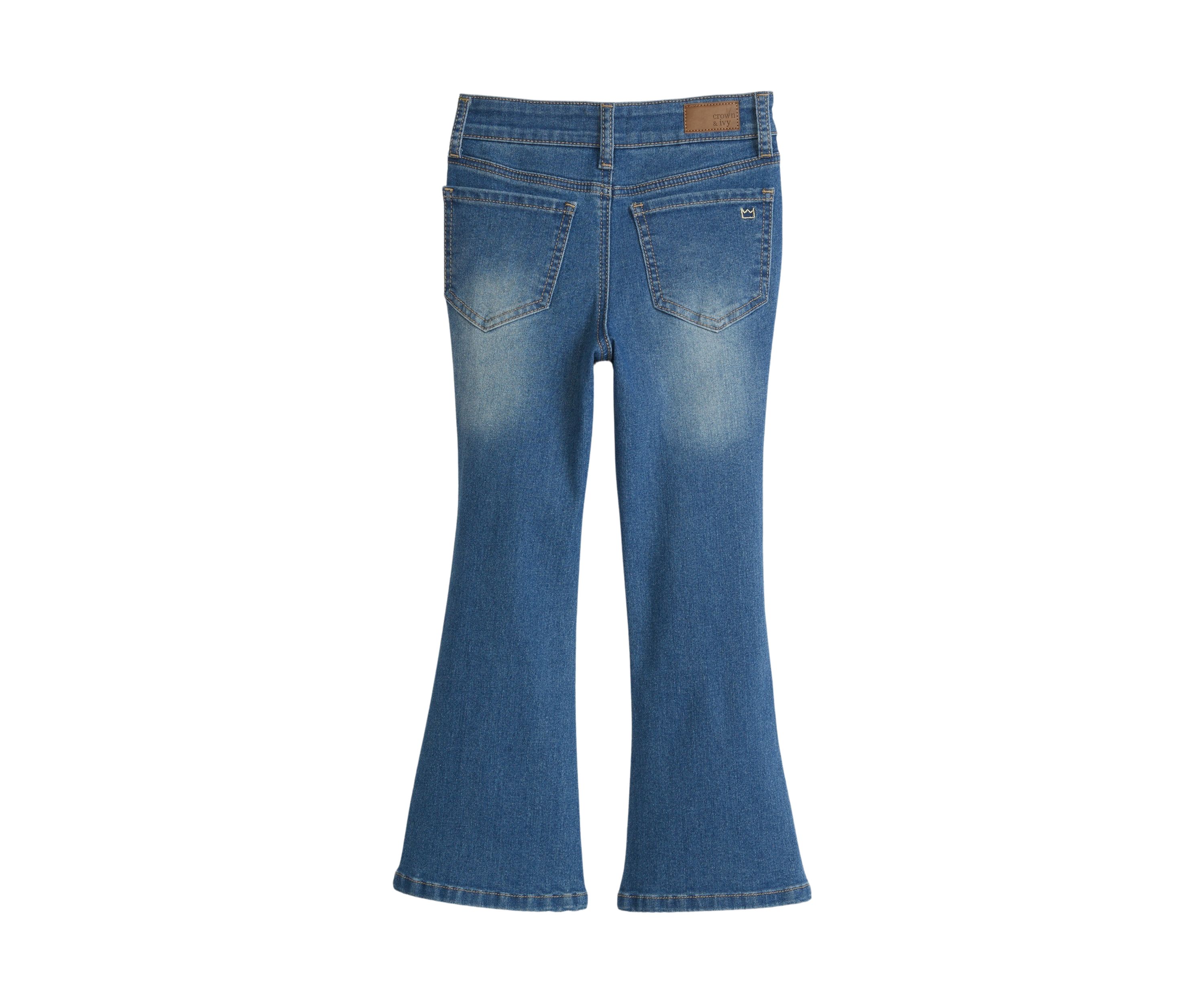 Girls 4-6x Flare Stretch Denim Jeans