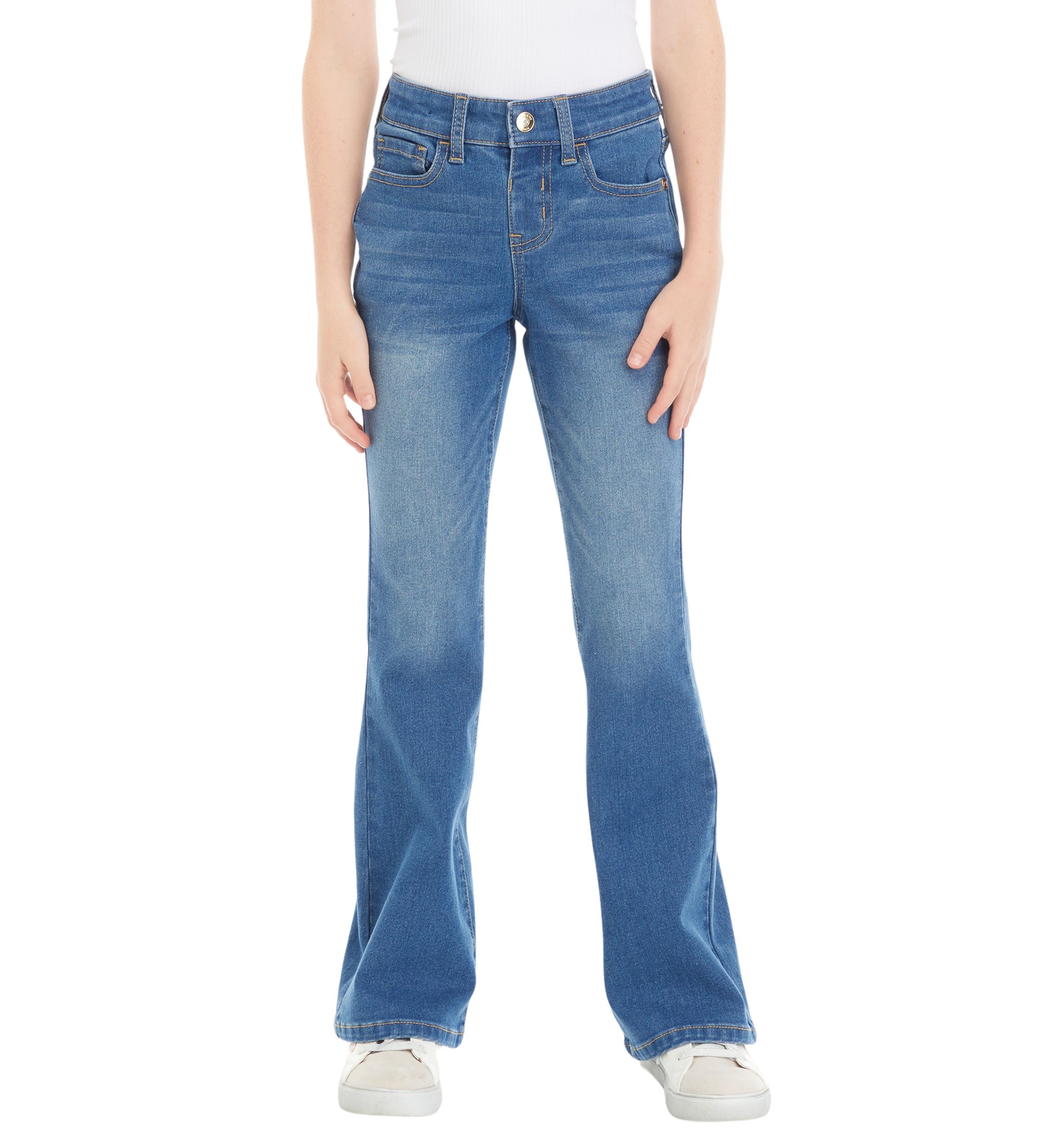 Girls 7-16 Flare Stretch Denim Jeans