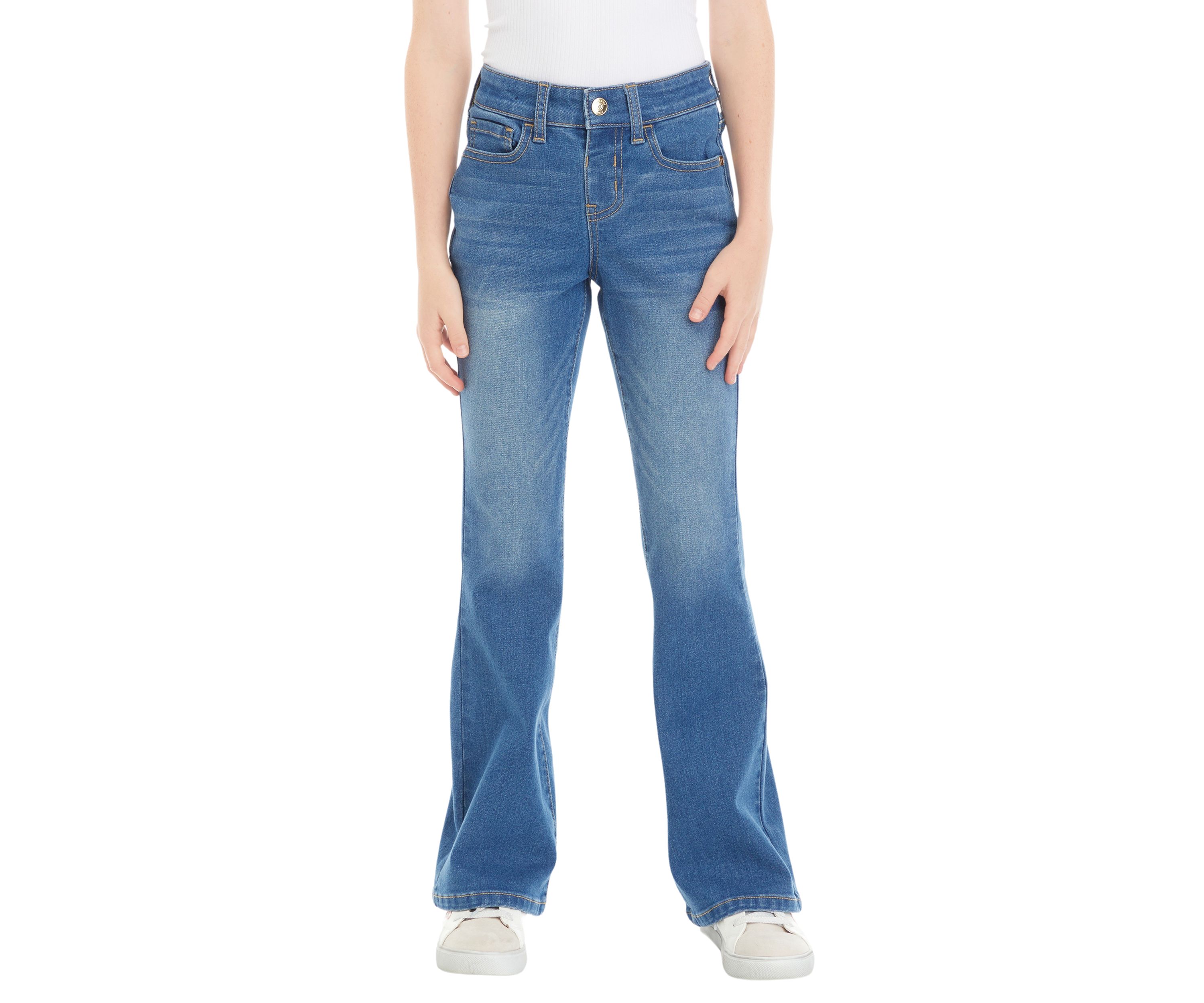 Girls 7-16 Flare Stretch Denim Jeans
