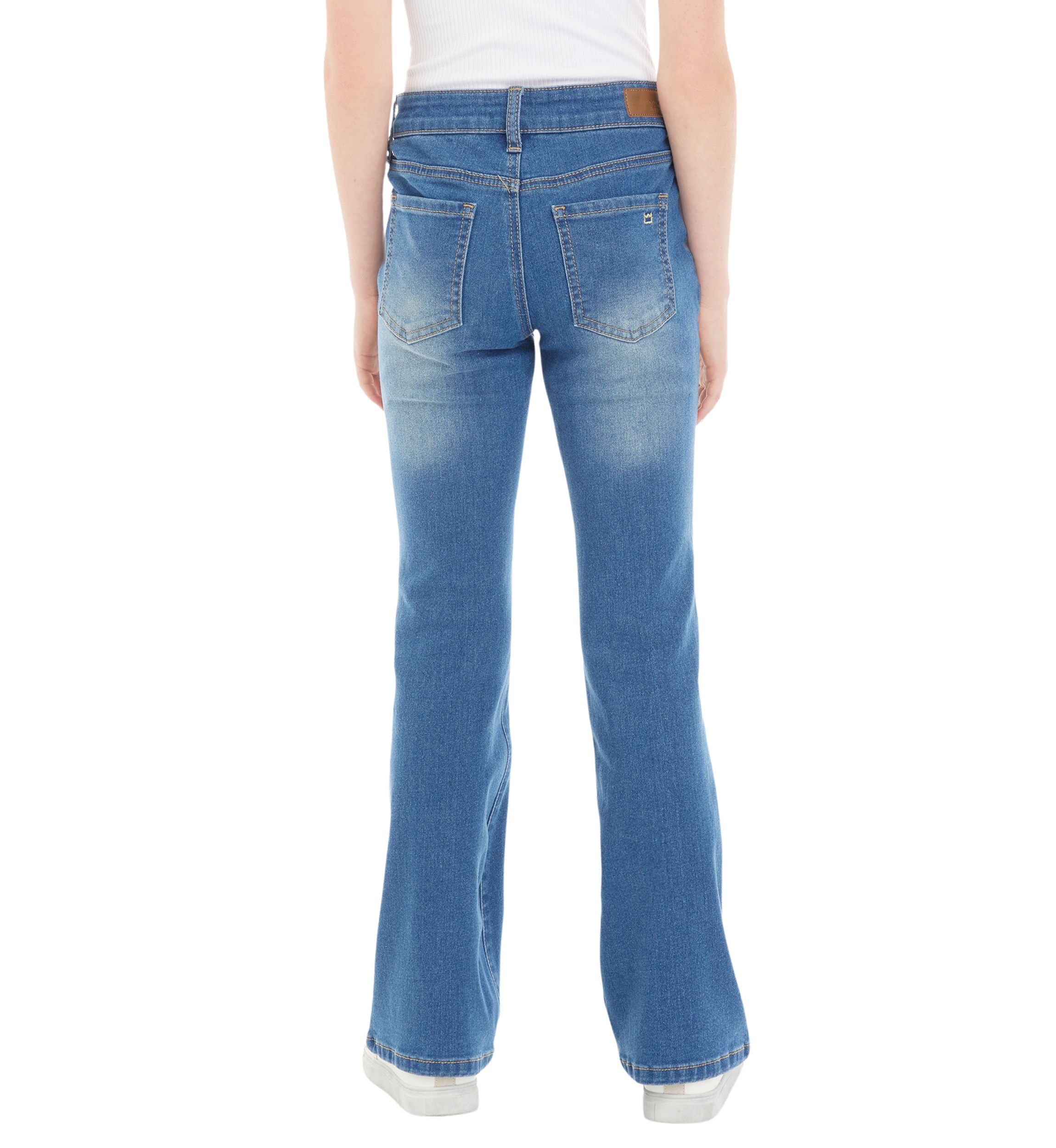 Girls 7-16 Flare Stretch Denim Jeans