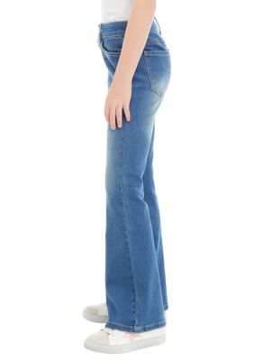 Girls 7-16 Flare Stretch Denim Jeans