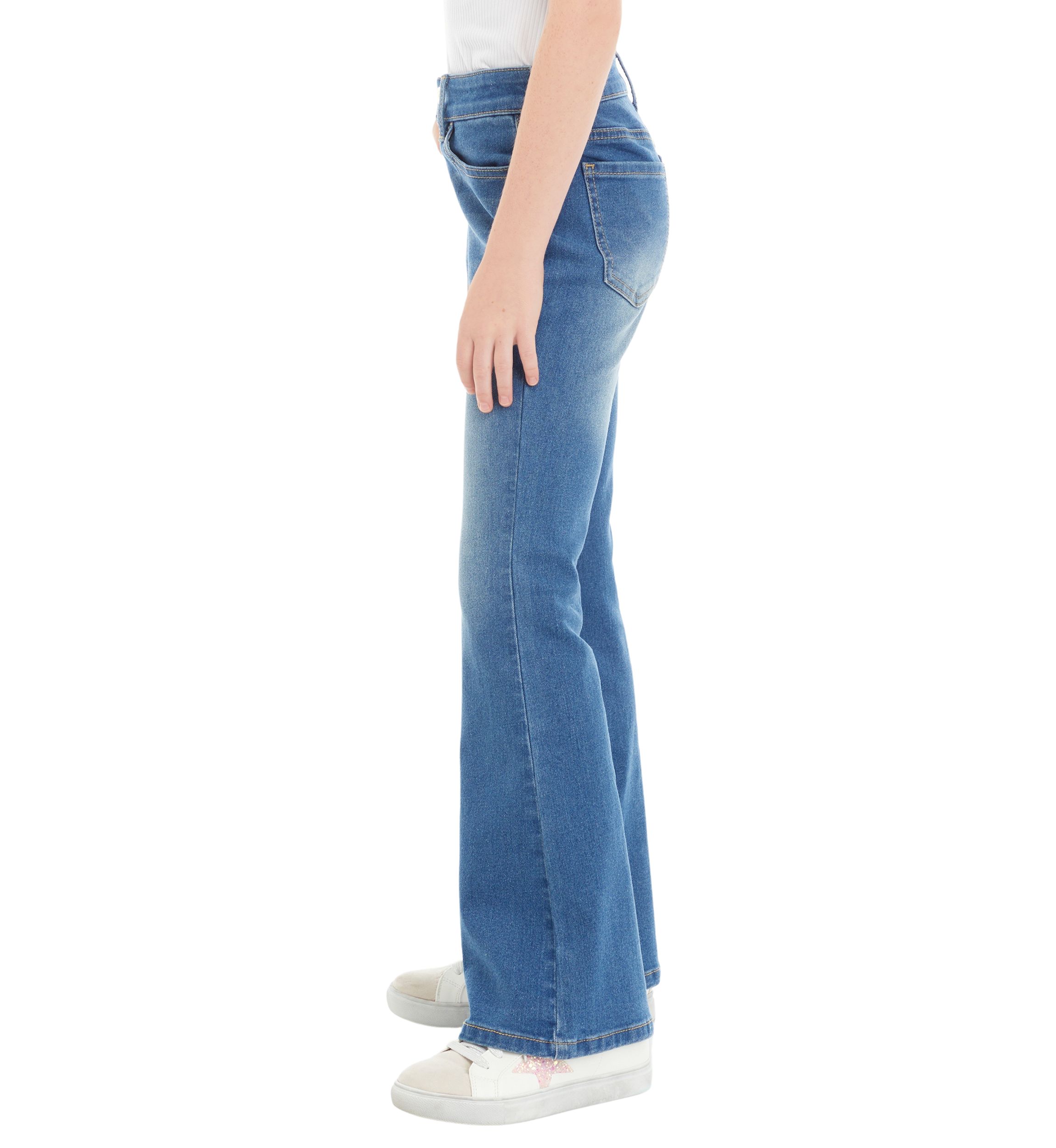 Girls 7-16 Flare Stretch Denim Jeans