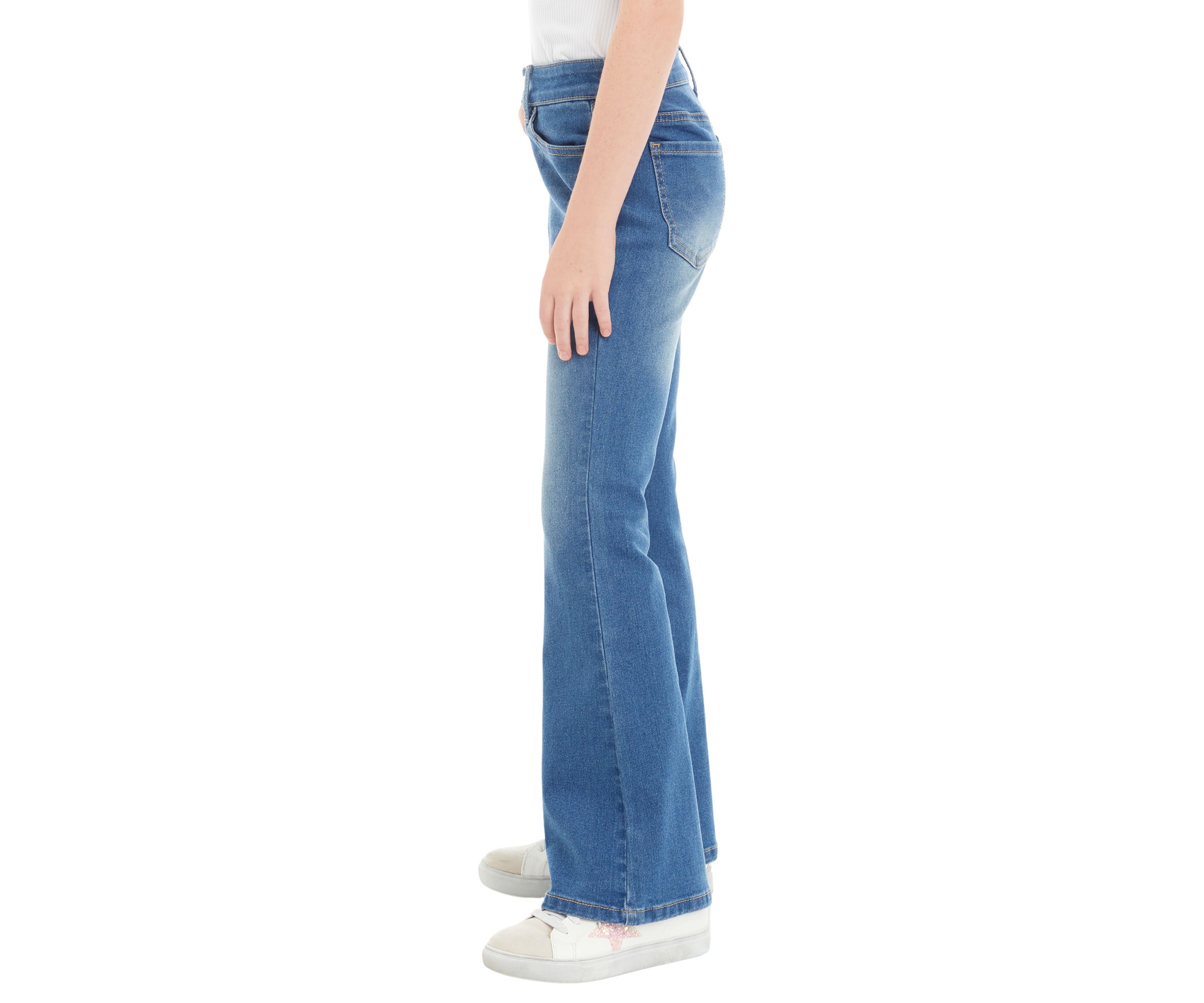 Girls 7-16 Flare Stretch Denim Jeans
