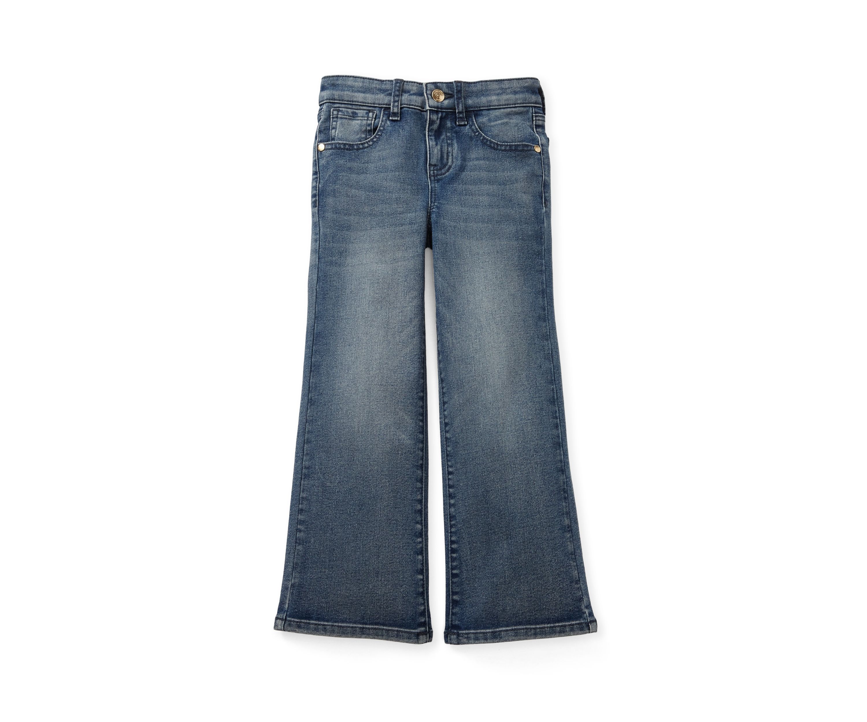 Girls 4-6x Denim Wide Leg Jeans 