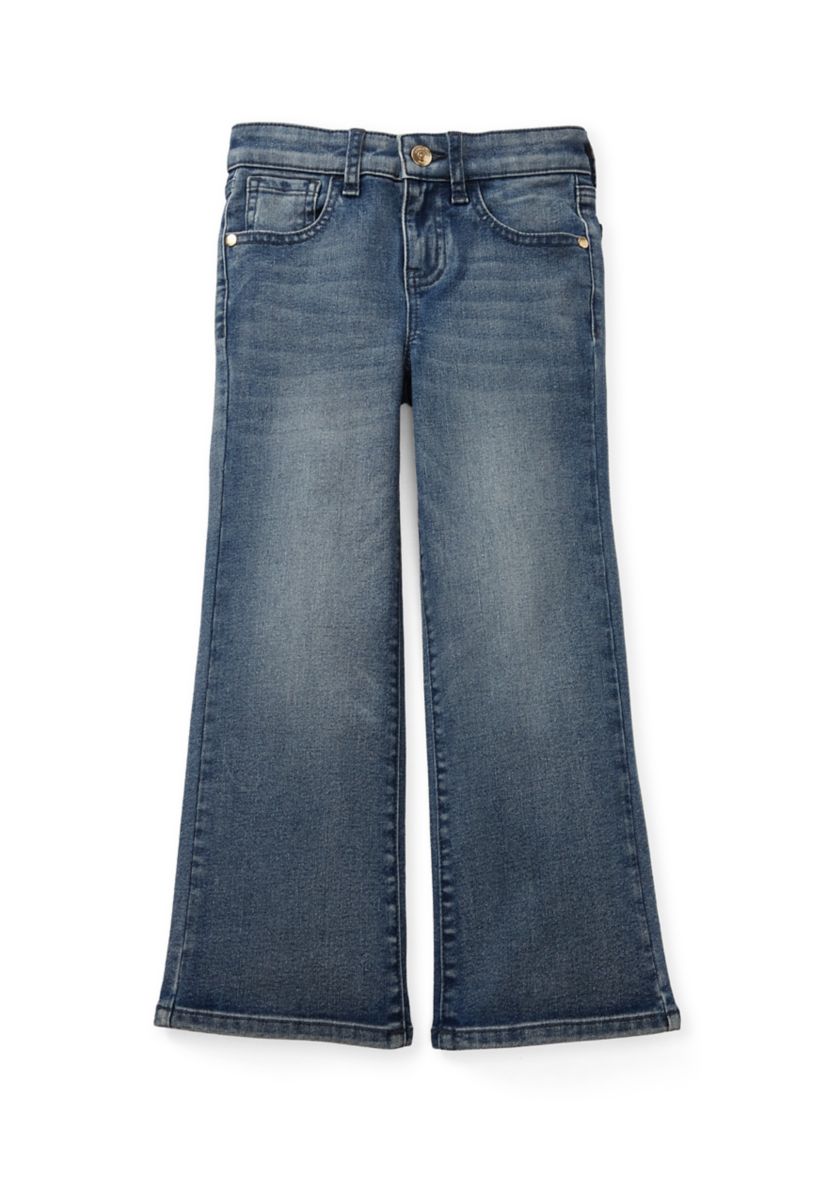 Girls 4-6x Denim Wide Leg Jeans 